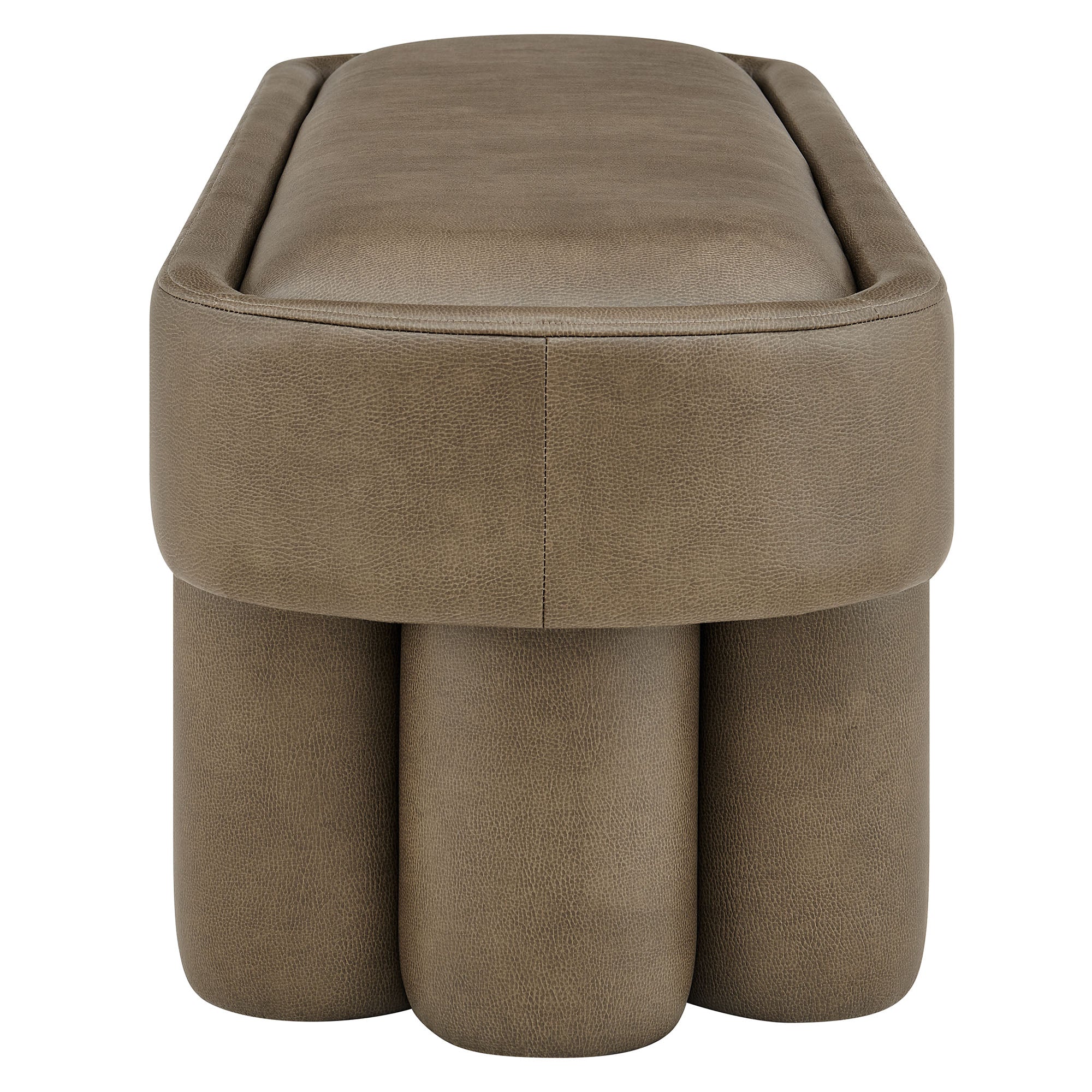 Modway EEI-7532 Mossi 52-Inch Oval Vegan Leather Bench