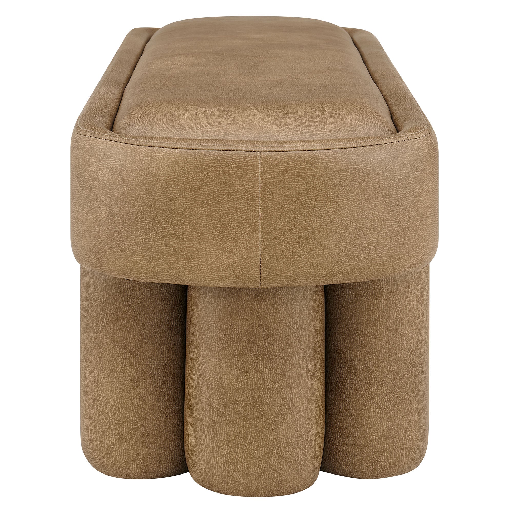 Modway EEI-7532 Mossi 52-Inch Oval Vegan Leather Bench