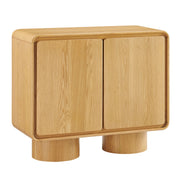 Modway EEI-7538 Lumo 2-Door Curved Wood Accent Cabinet