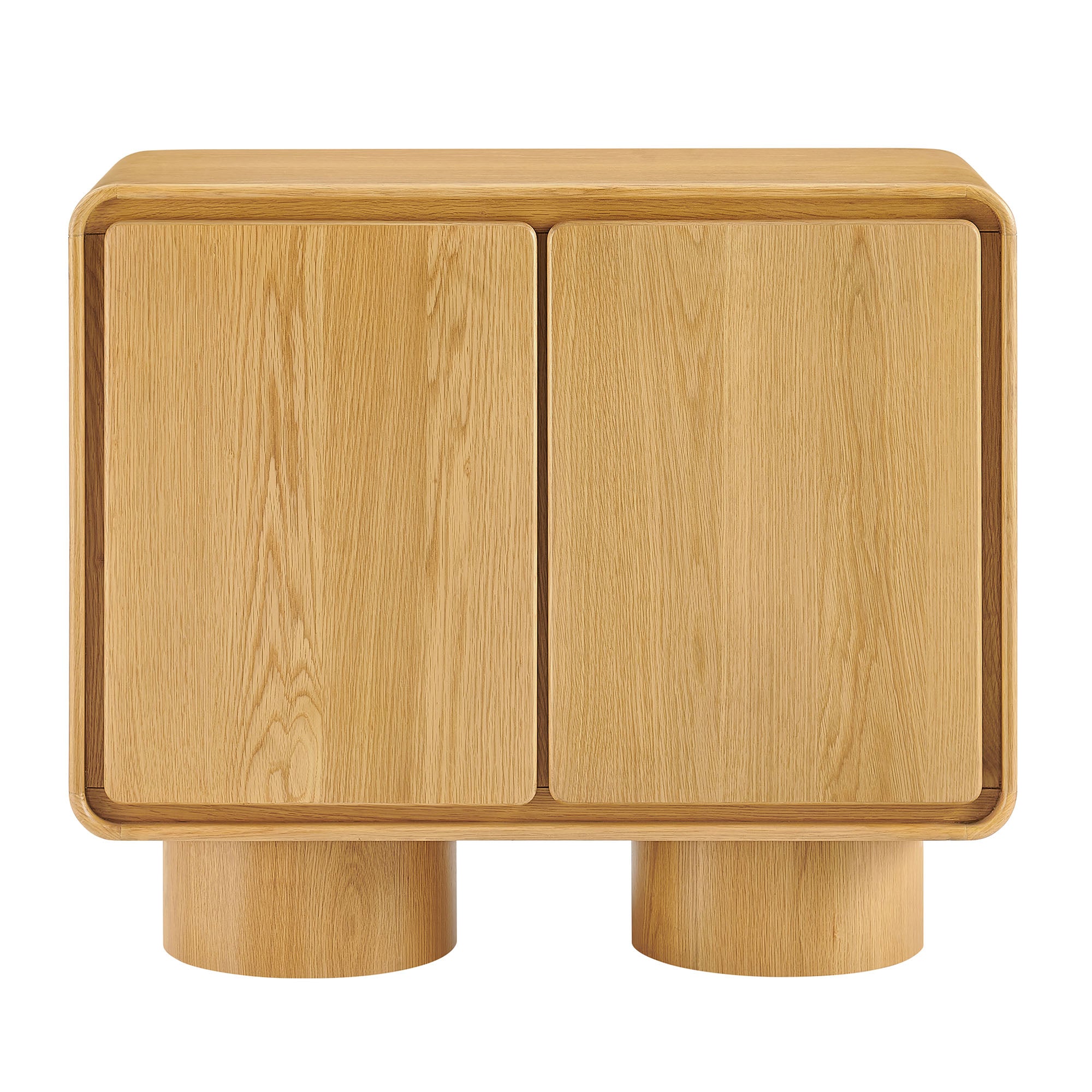 Modway EEI-7538 Lumo 2-Door Curved Wood Accent Cabinet