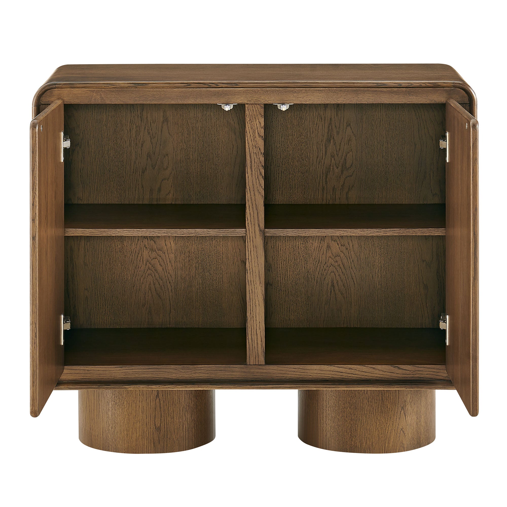 Modway EEI-7540 Lumo 2-Door Curved Wood Accent Cabinet