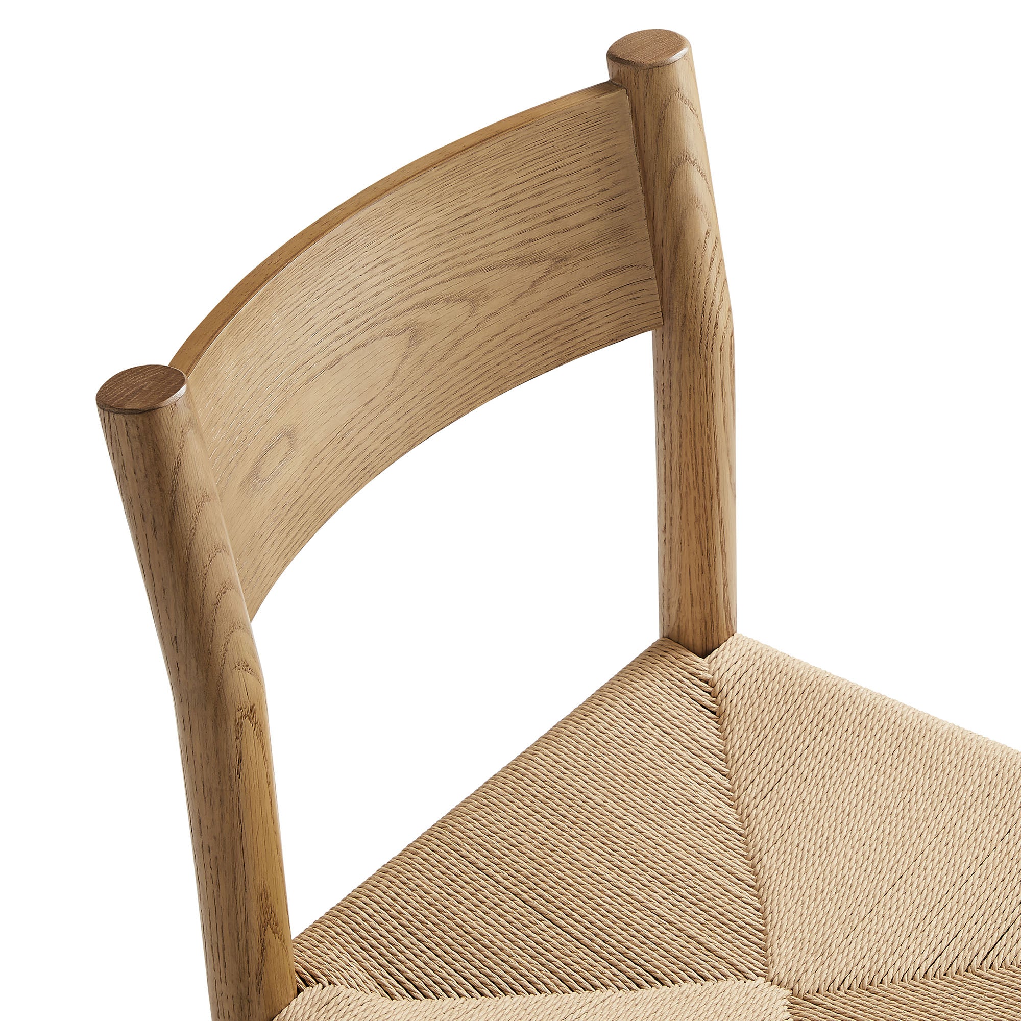 Modway Alvia Oak Wood Dining Side Chair With Woven Seat EEI-7541