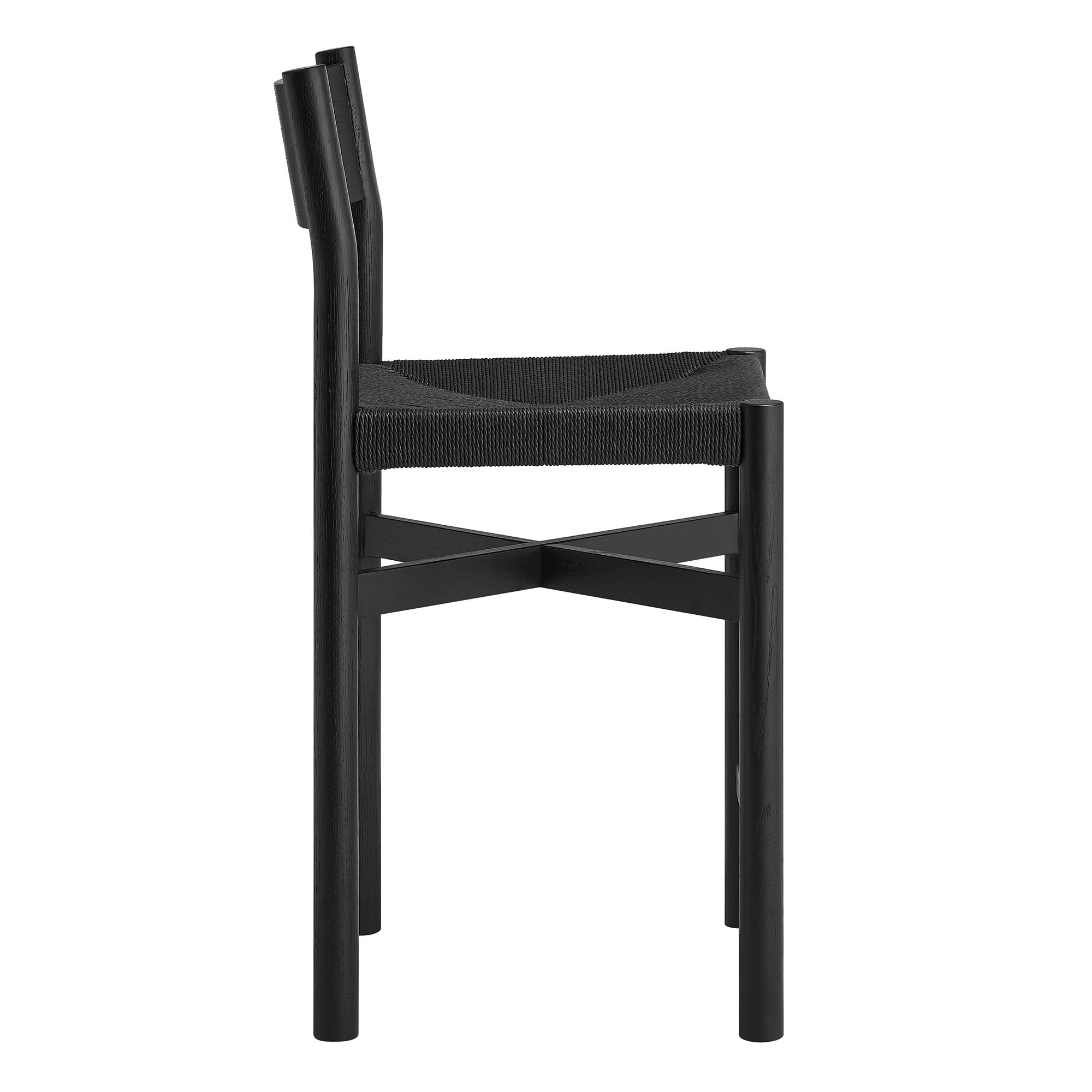 Modway Alvia Oak Wood Counter Stools With Woven Seats Set of 2 EEI-7543