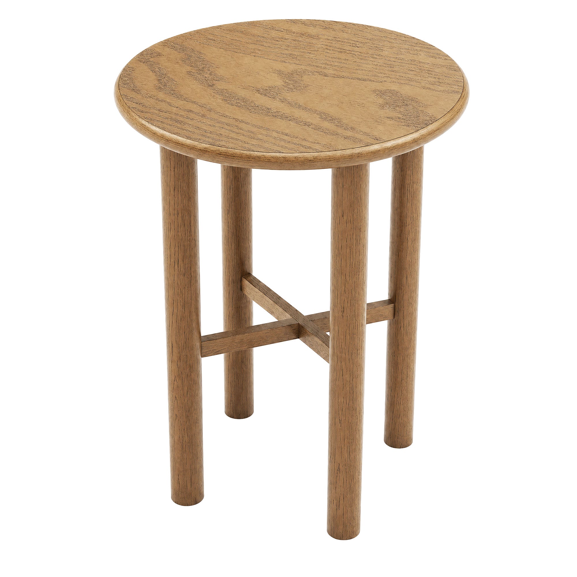 Modway Alvia Round 30" Oak Wood Bar Table EEI-7545