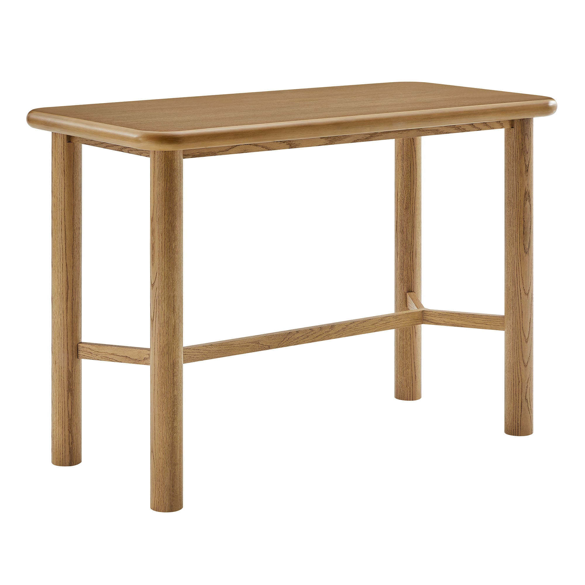 Modway Alvia Rectangular 60" Oak Wood Bar Table EEI-7546