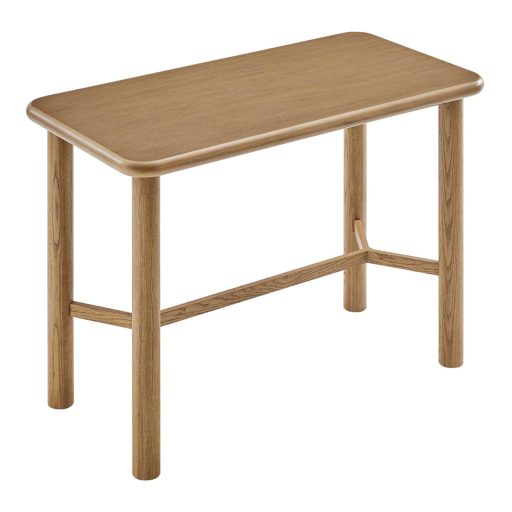 Modway Alvia Rectangular 60" Oak Wood Bar Table EEI-7546