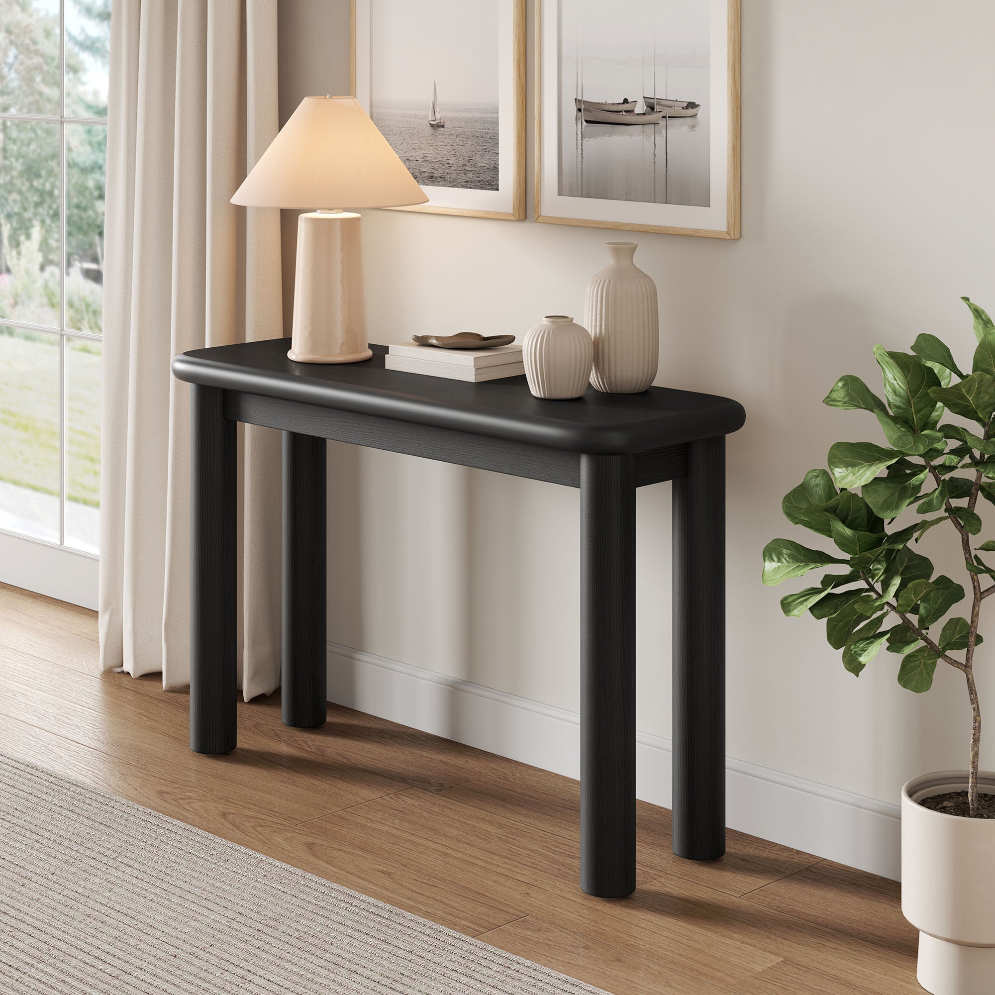 Modway Alvia Oak Wood Console Table EEI-7547