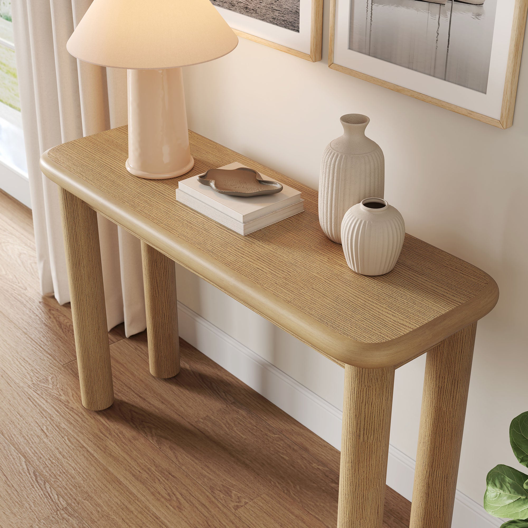 Modway Alvia Oak Wood Console Table EEI-7547