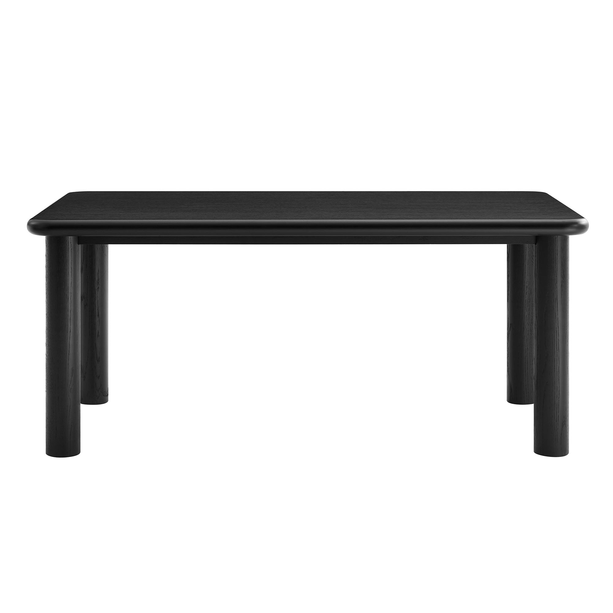 Modway Alvia 72" Rectangular Oak Wood Dining Table EEI-7548
