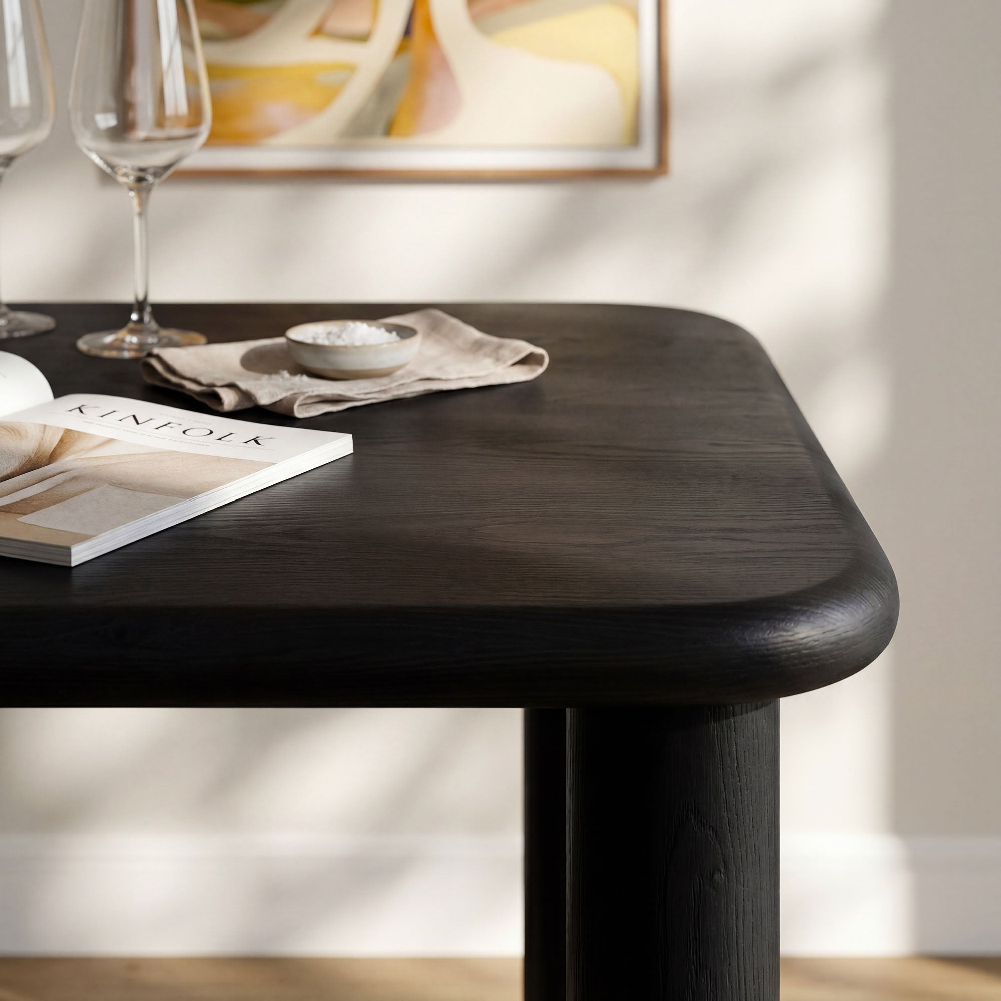 Modway Alvia 72" Rectangular Oak Wood Dining Table EEI-7548