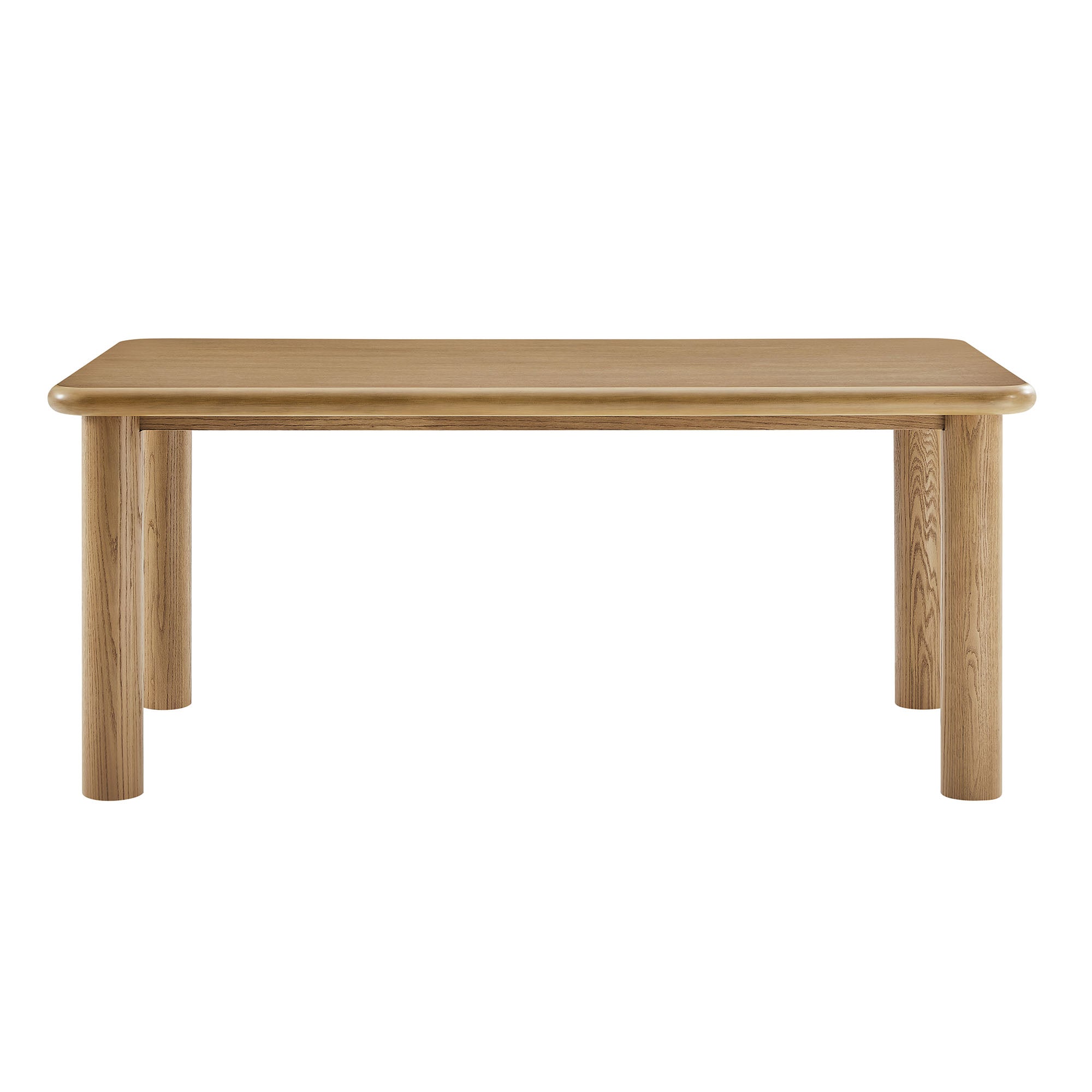 Modway Alvia 72" Rectangular Oak Wood Dining Table EEI-7548