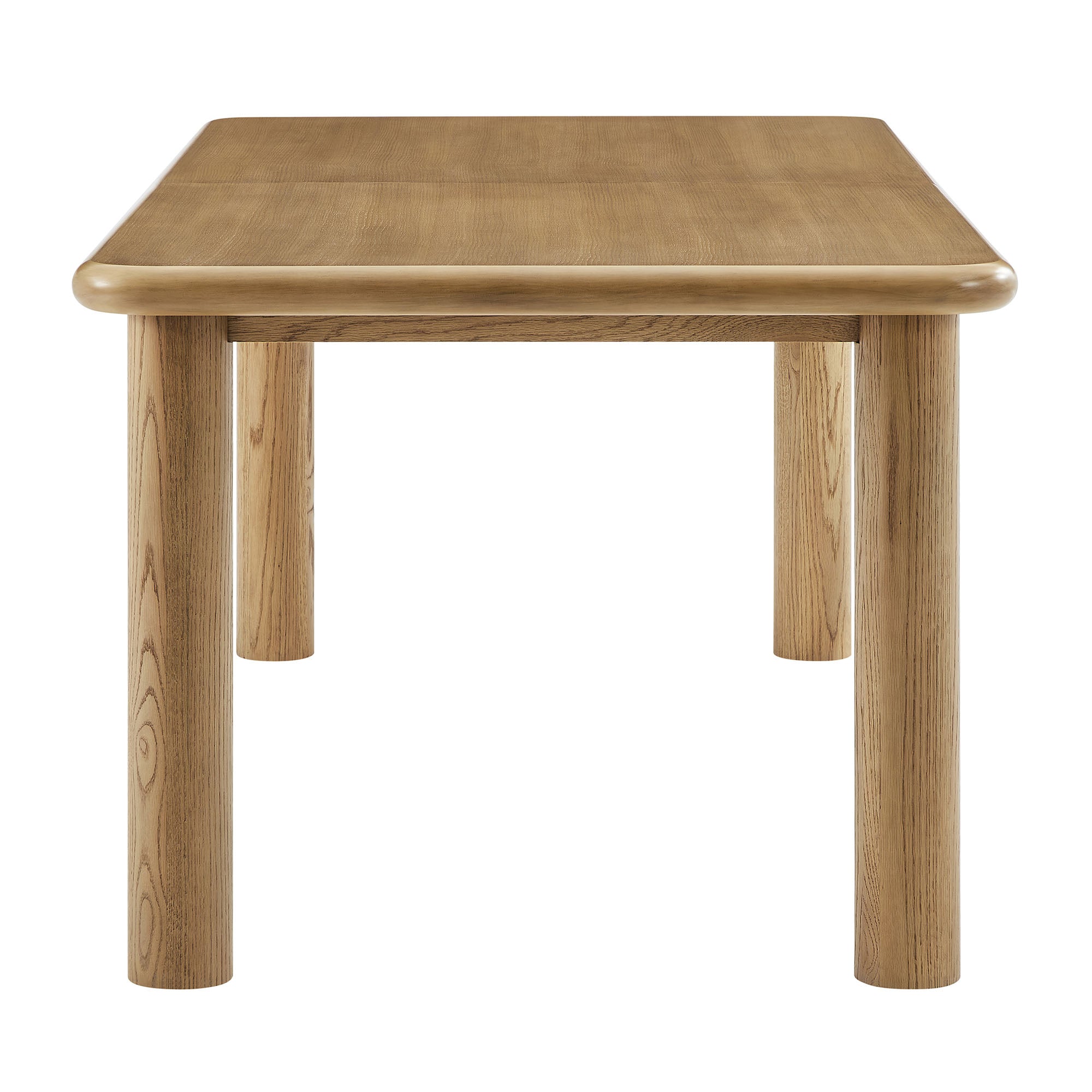 Modway Alvia 86"-105" Extendable Rectangular Oak Wood Dining Table EEI-7549