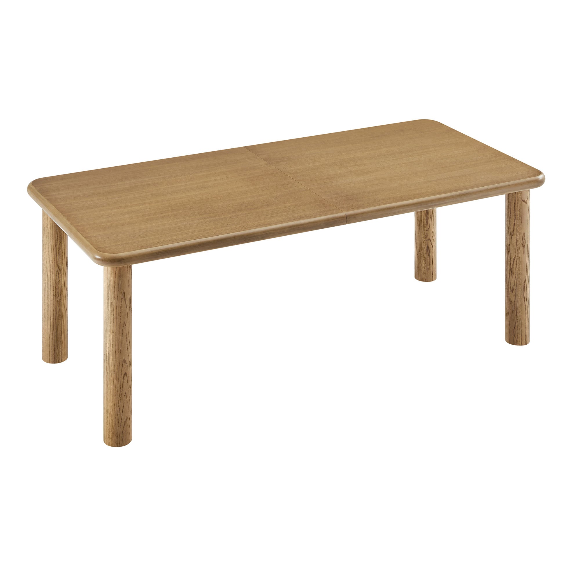 Modway Alvia 86"-105" Extendable Rectangular Oak Wood Dining Table EEI-7549