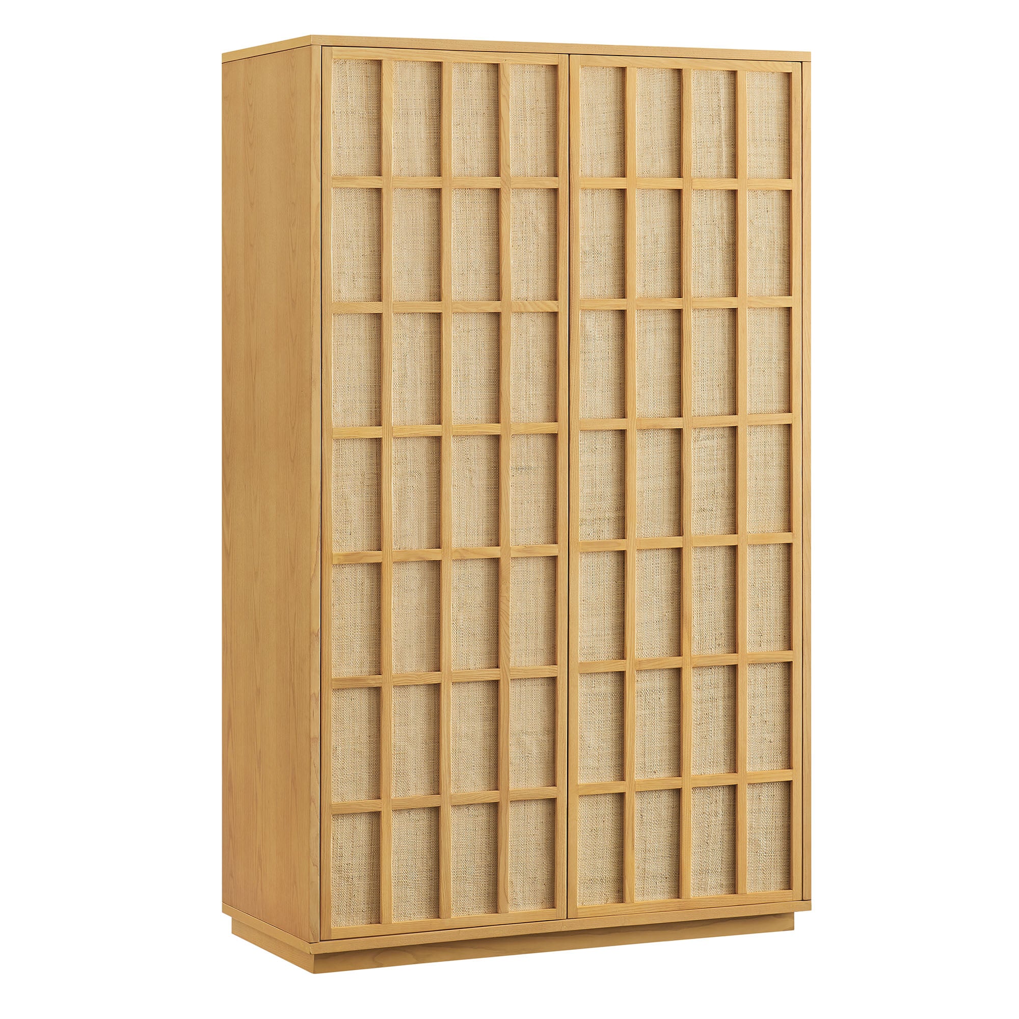 Modway EEI-7560 Aiko 64 Inch Tall Japandi Storage Cabinet