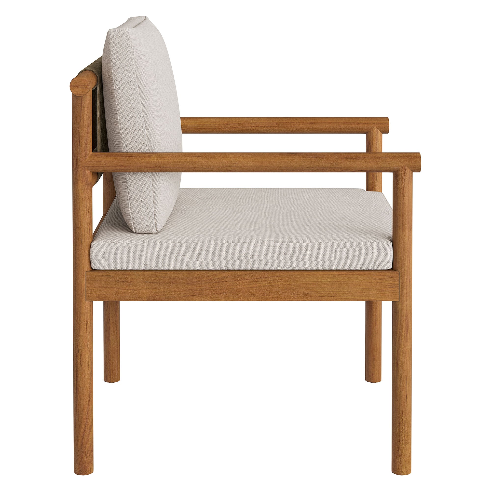Modway Eleni 7 Piece Outdoor Patio Teak Wood Dining Set