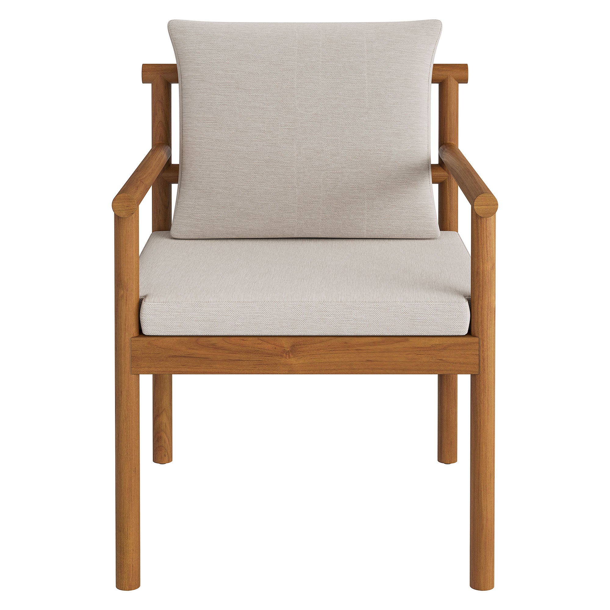 Modway Eleni 7 Piece Outdoor Patio Teak Wood Dining Set