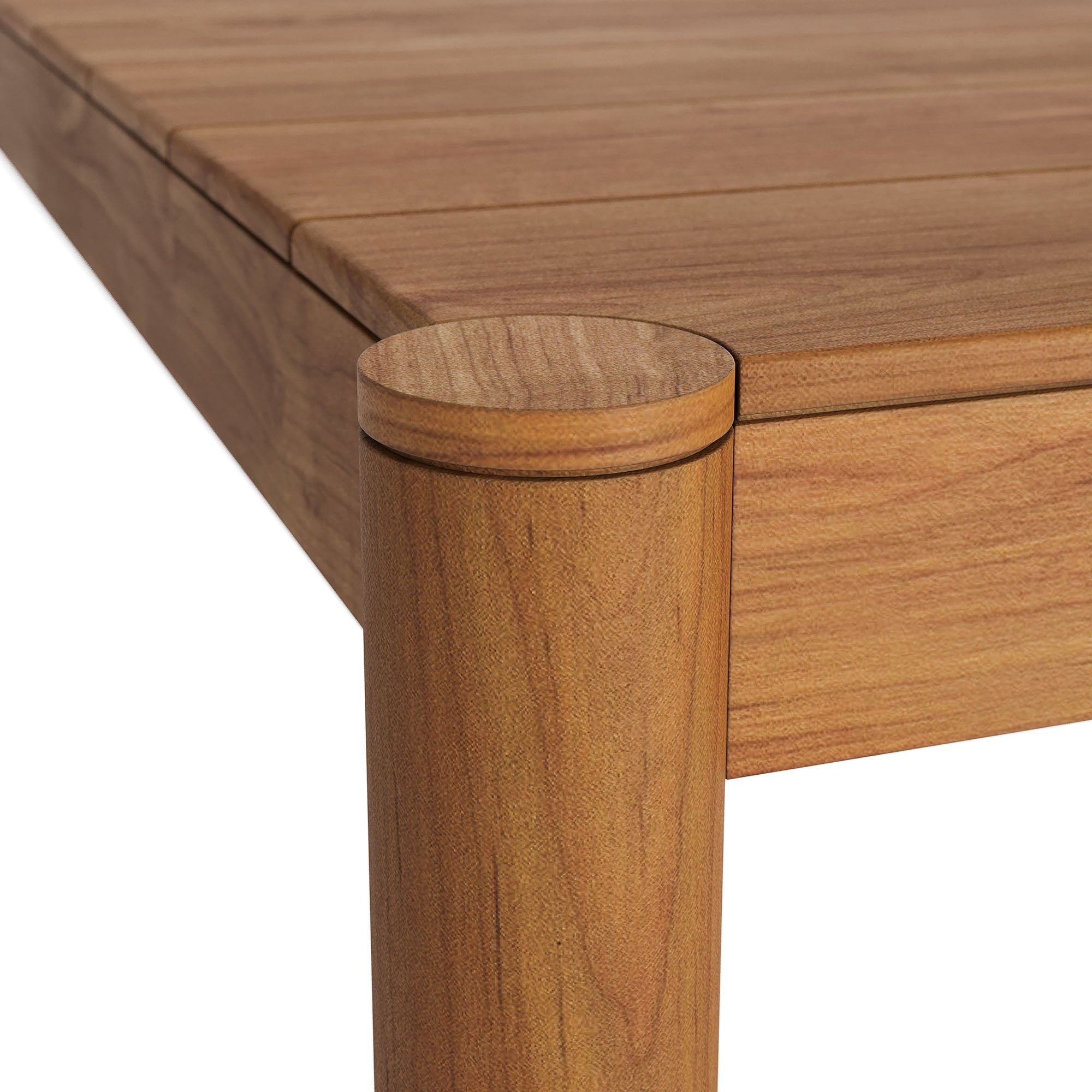 Modway EEI-7562 Eleni 89-Inch Outdoor Patio Teak Wood Dining Table