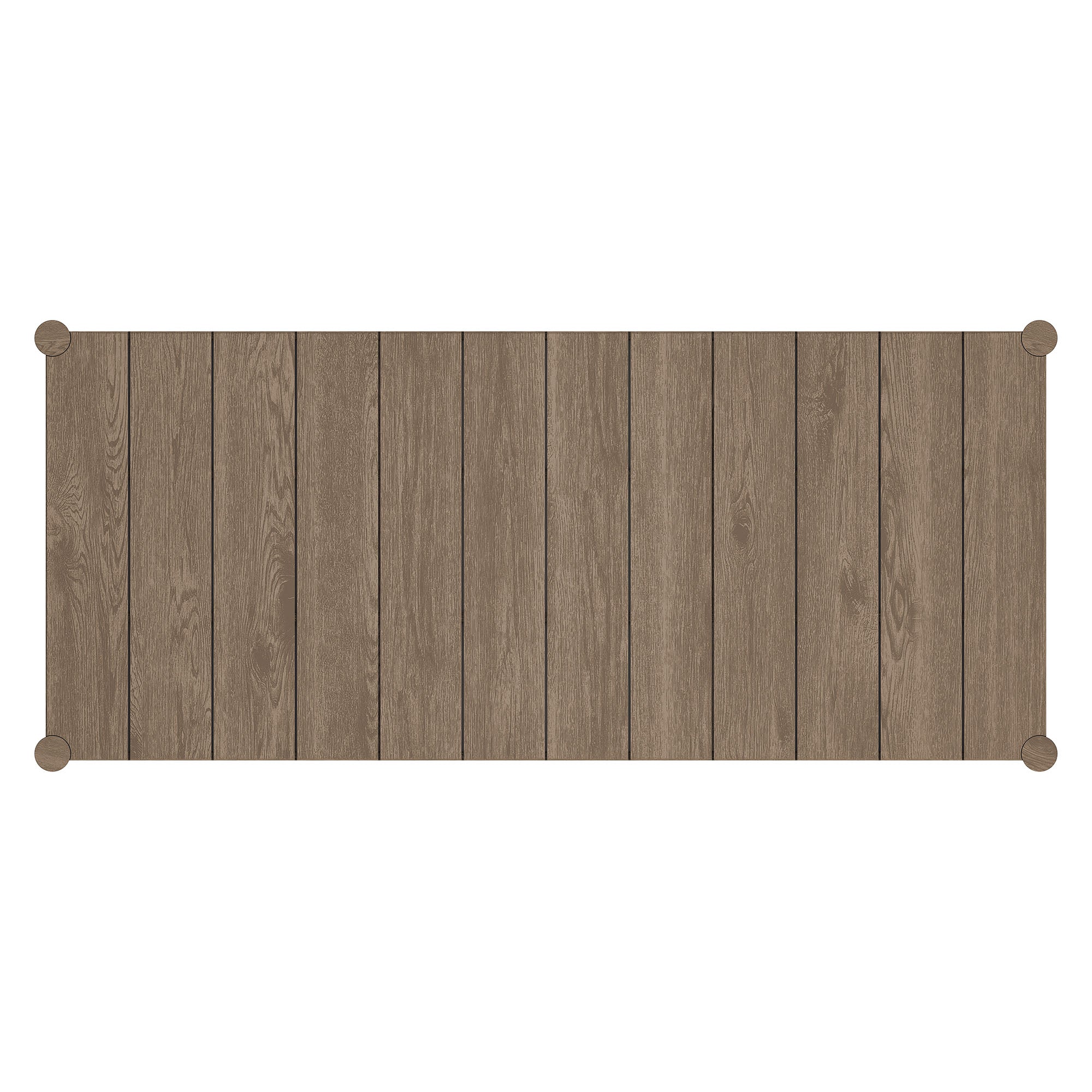 Modway EEI-7562 Eleni 89-Inch Outdoor Patio Teak Wood Dining Table