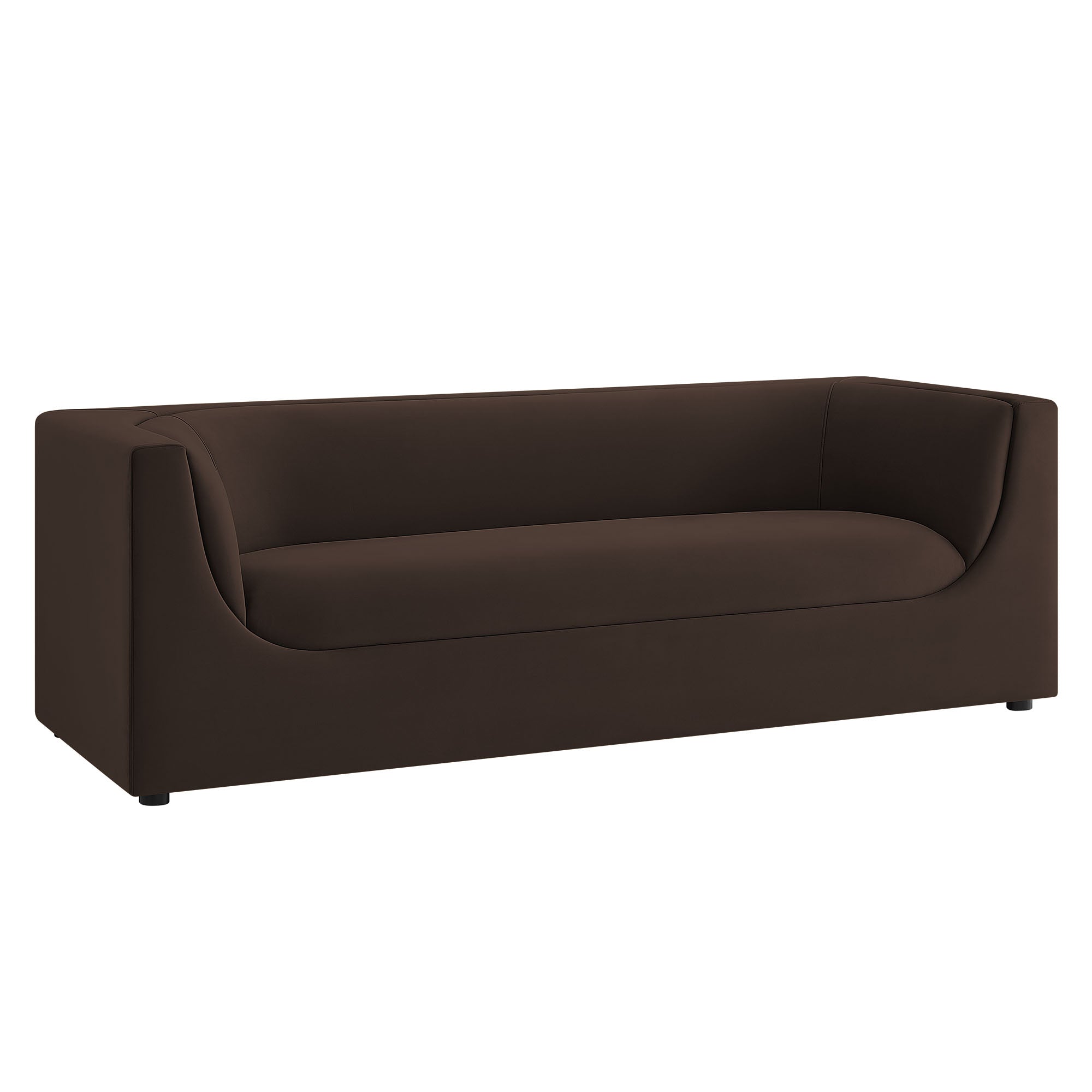 Modway EEI-7564 Hilda 86" Curved Back Performance Velvet Sofa