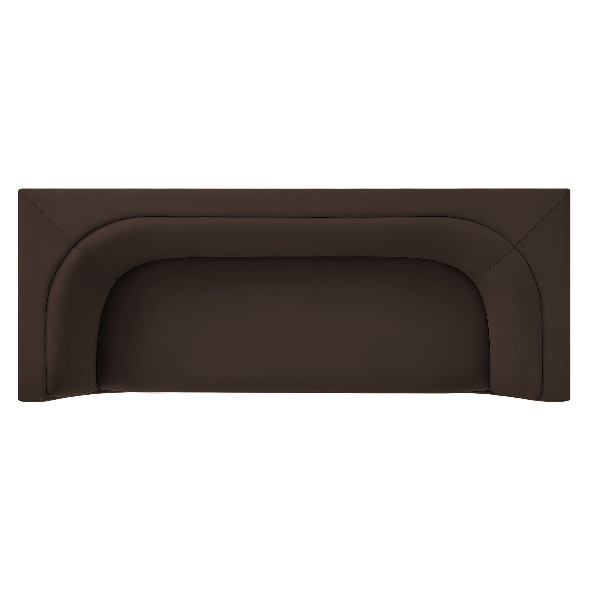 Modway EEI-7564 Hilda 86" Curved Back Performance Velvet Sofa