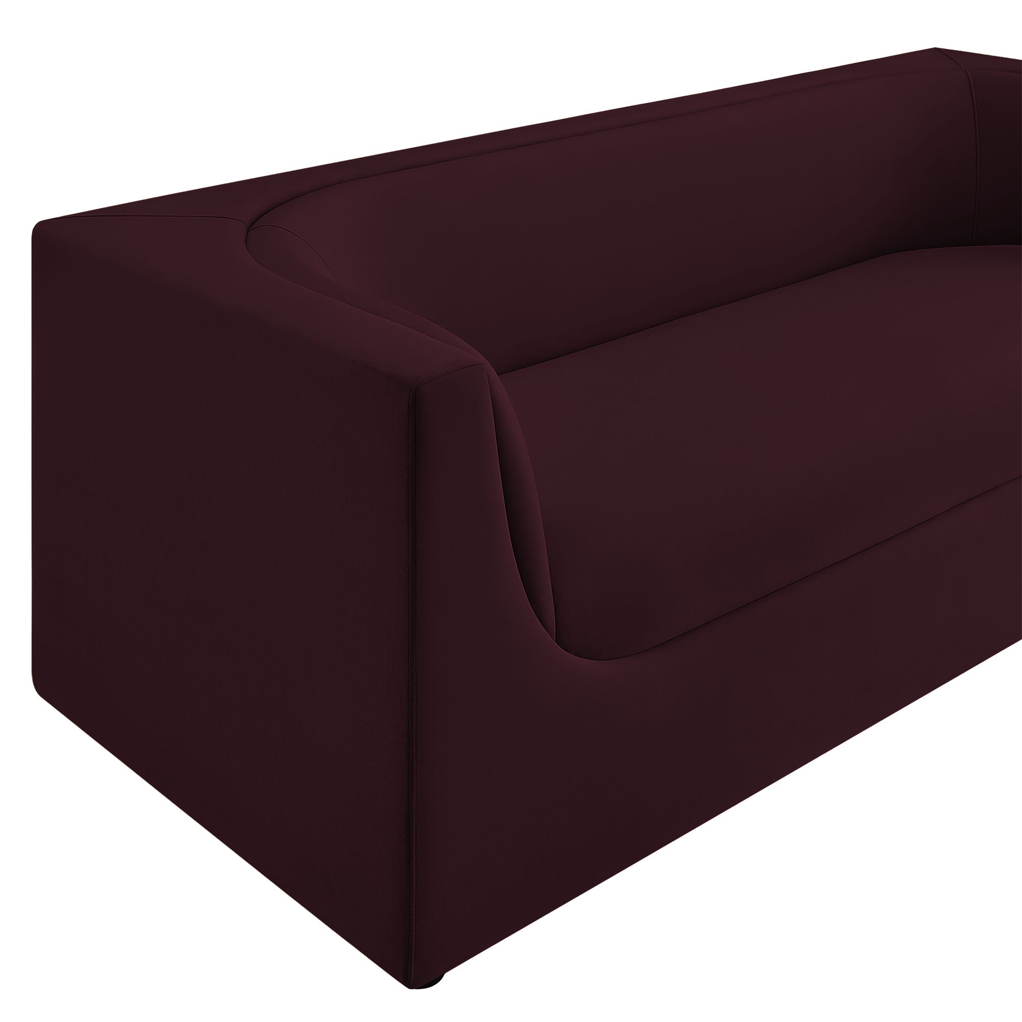 Modway EEI-7564 Hilda 86" Curved Back Performance Velvet Sofa
