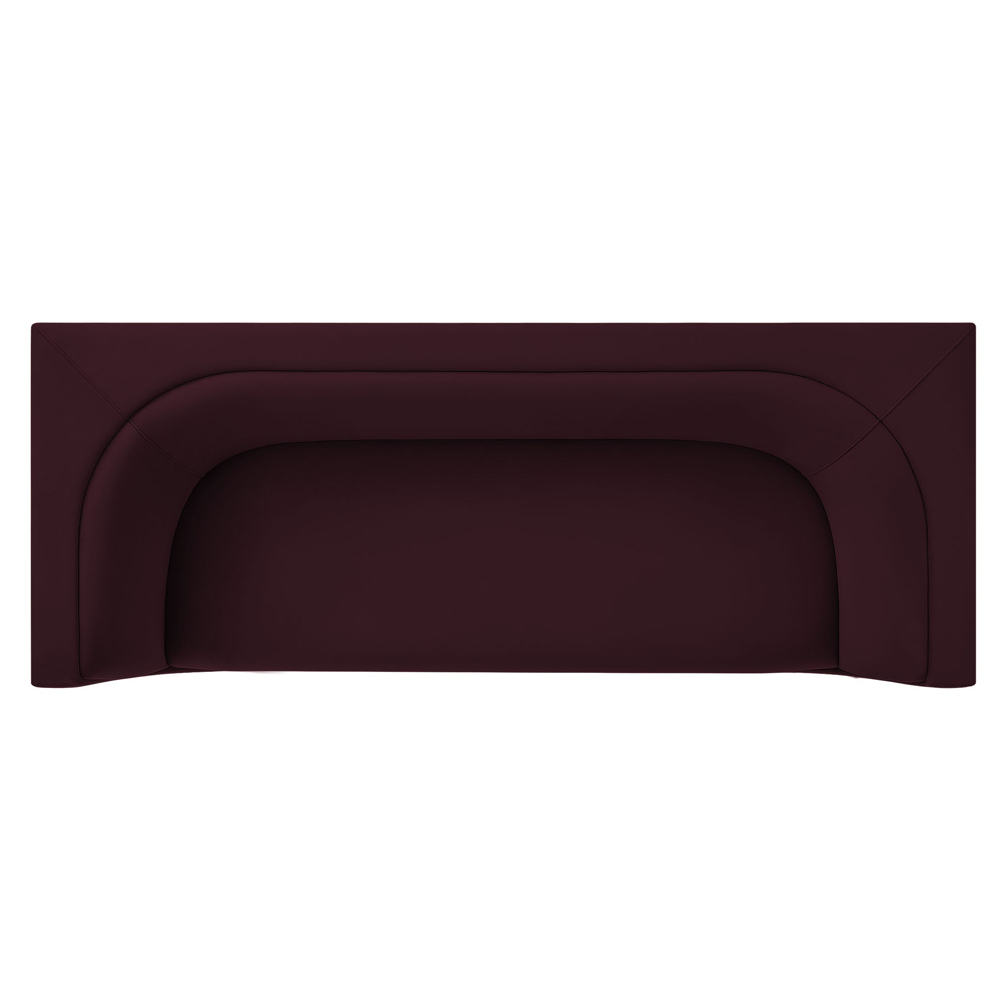 Modway EEI-7564 Hilda 86" Curved Back Performance Velvet Sofa