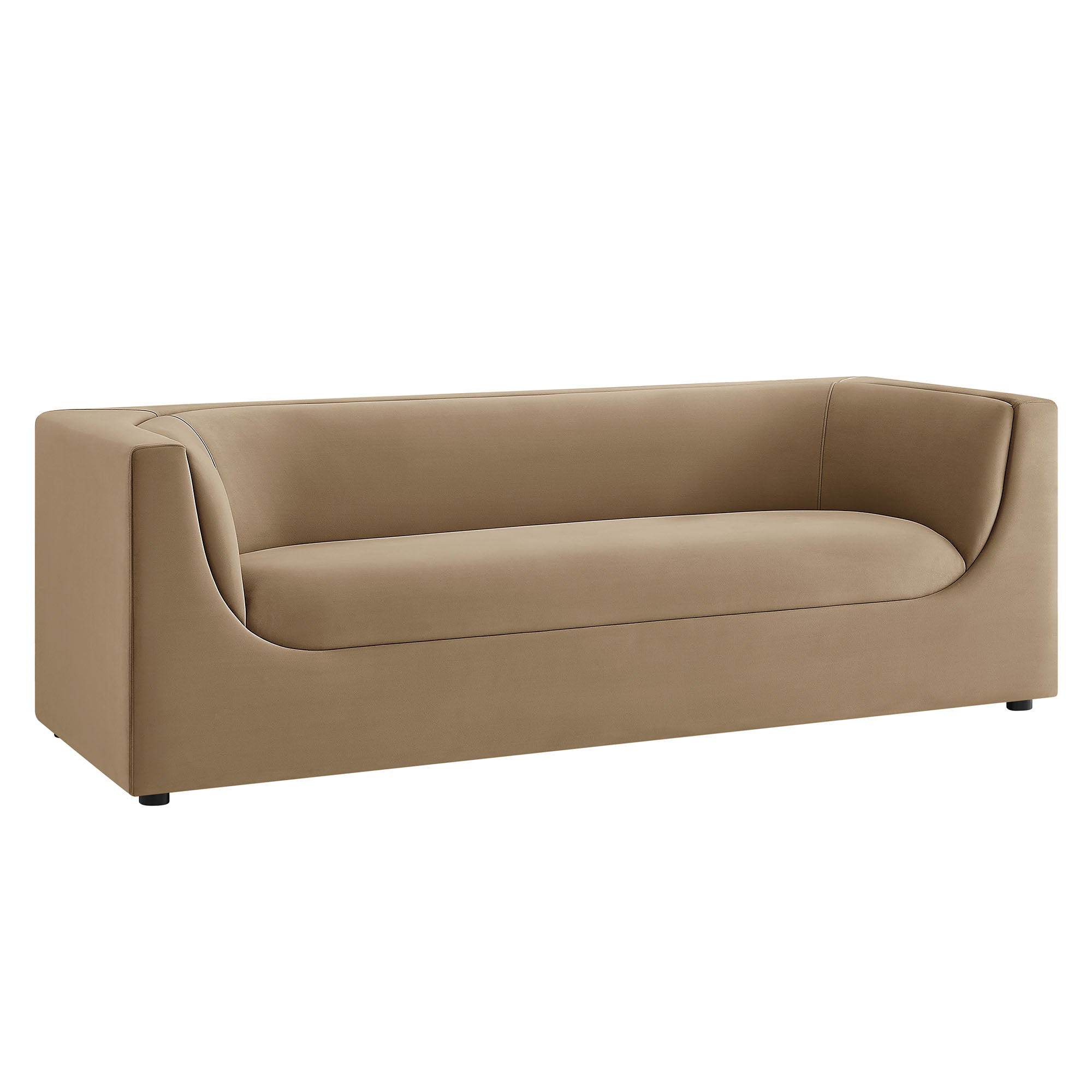 Modway EEI-7564 Hilda 86" Curved Back Performance Velvet Sofa