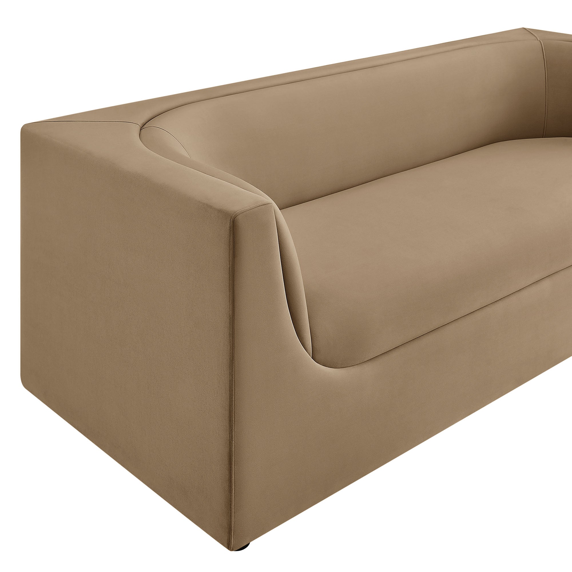 Modway EEI-7564 Hilda 86" Curved Back Performance Velvet Sofa