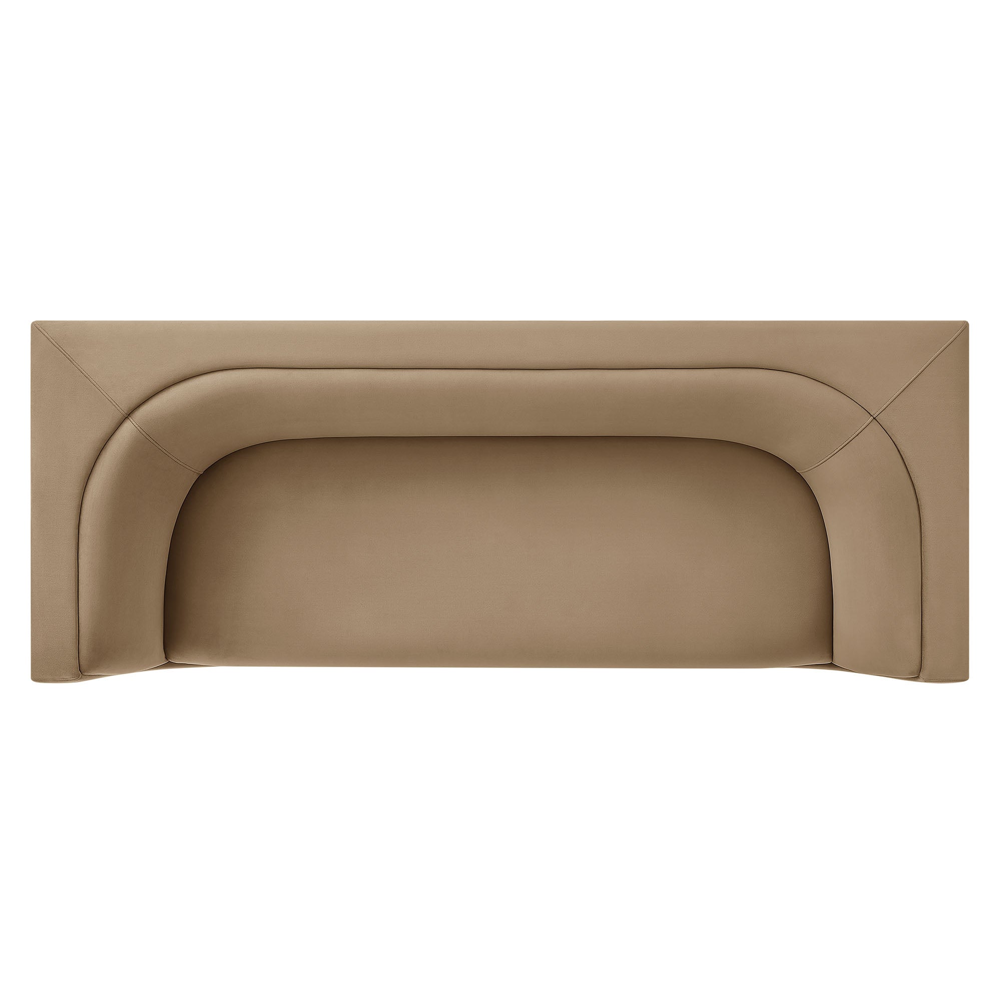 Modway EEI-7564 Hilda 86" Curved Back Performance Velvet Sofa
