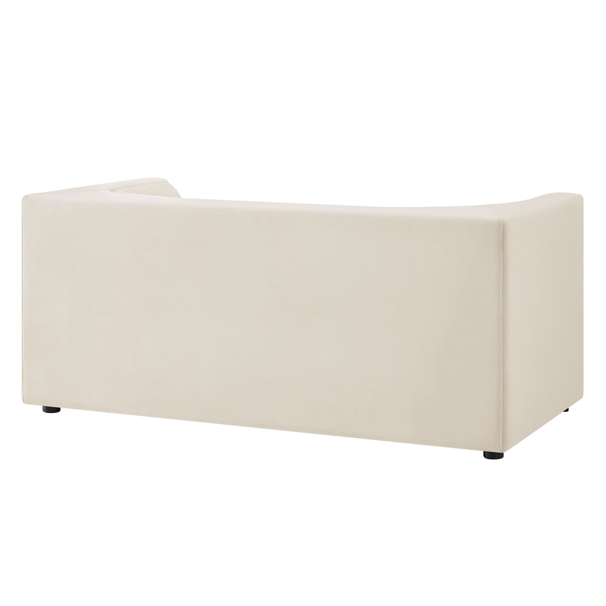 Modway EEI-7565 Hilda 67" Curved Back Performance Velvet Loveseat