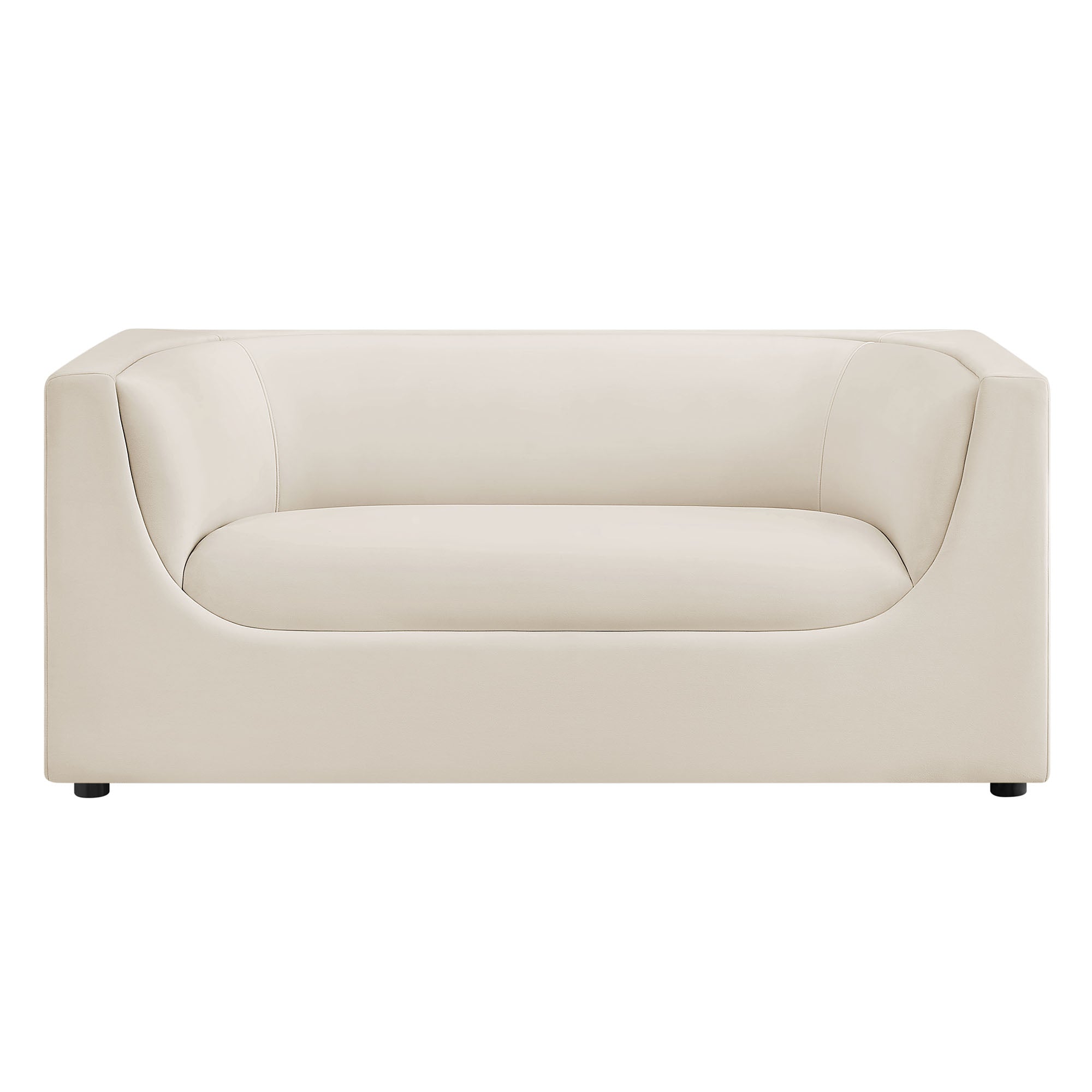 Modway EEI-7565 Hilda 67" Curved Back Performance Velvet Loveseat