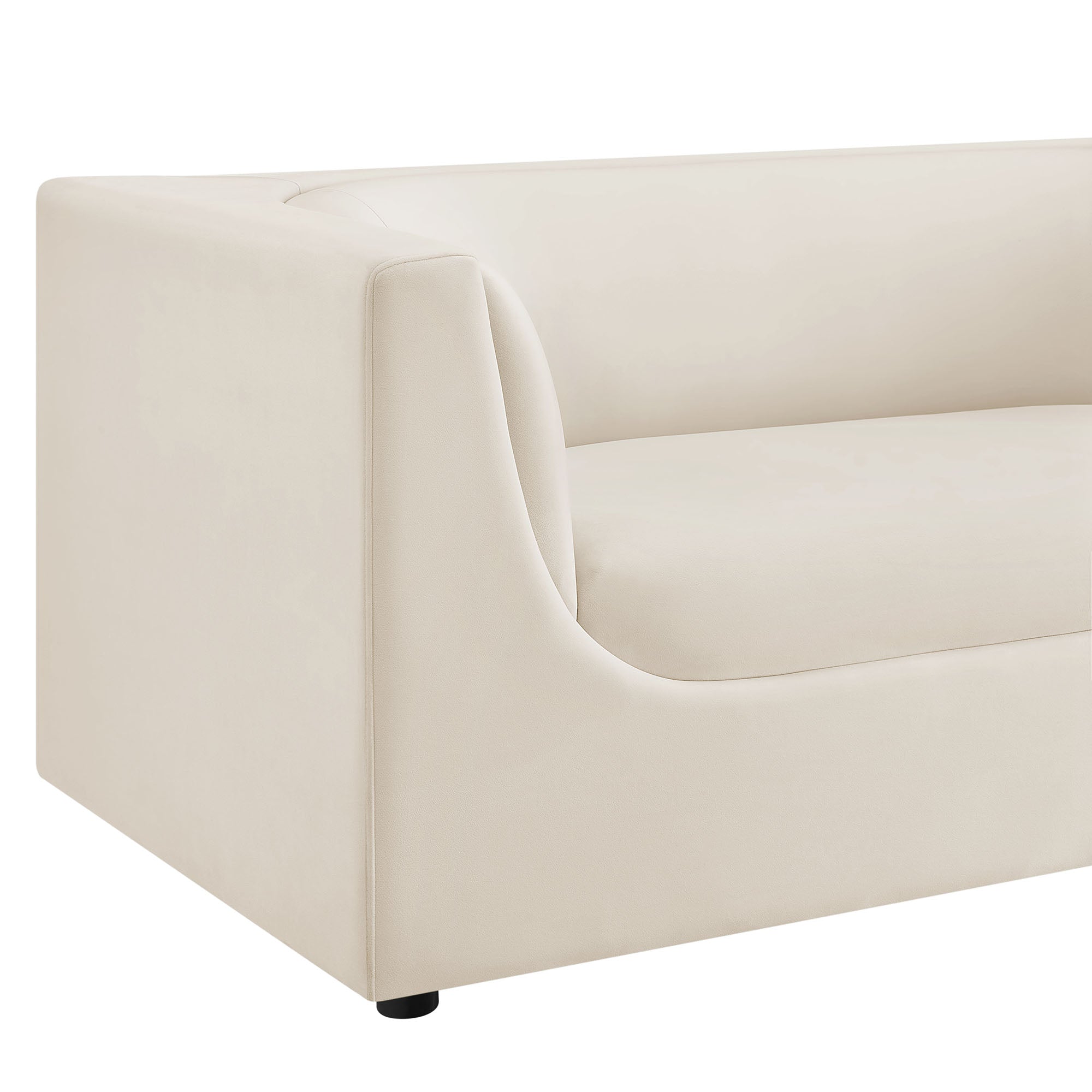 Modway EEI-7565 Hilda 67" Curved Back Performance Velvet Loveseat
