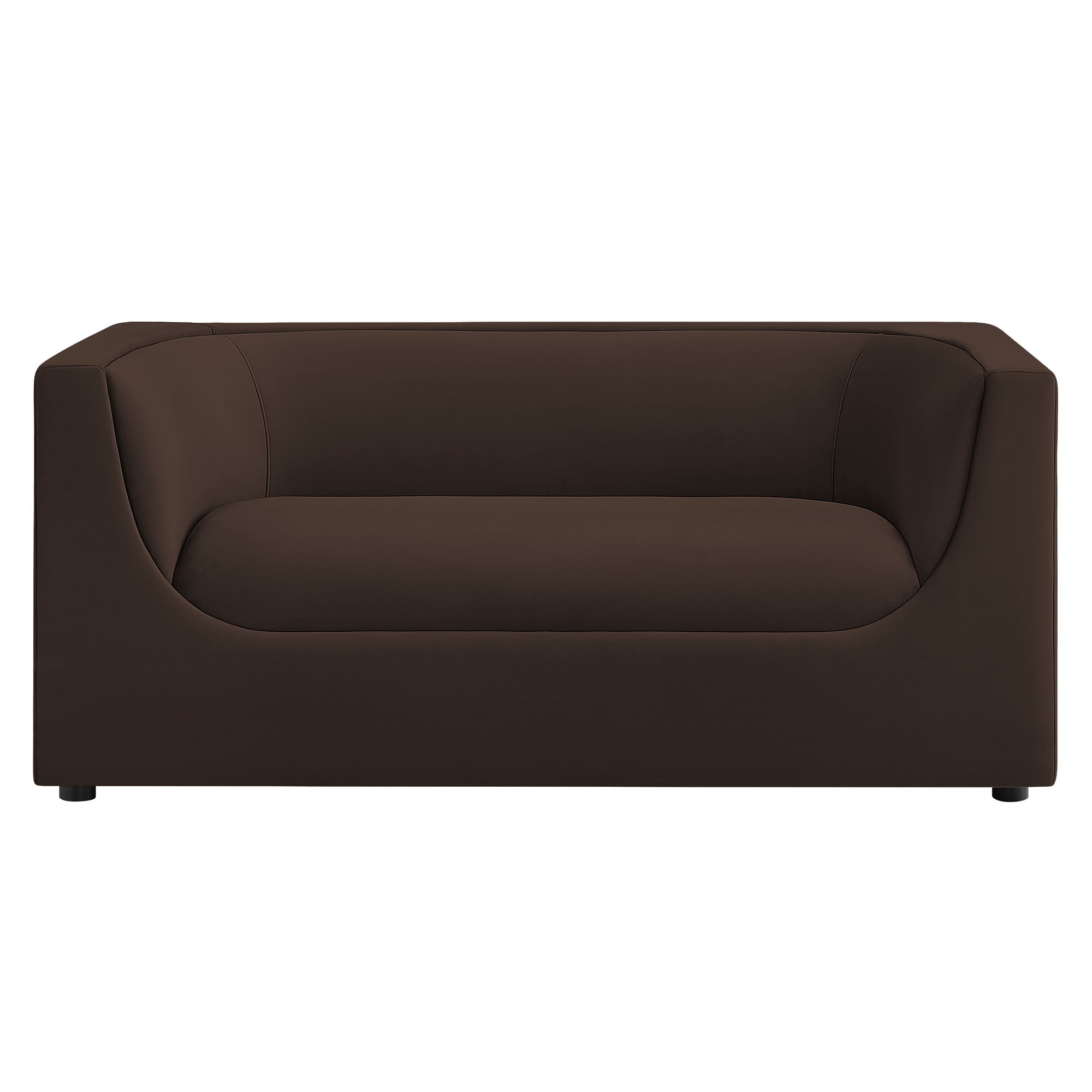 Modway EEI-7565 Hilda 67" Curved Back Performance Velvet Loveseat