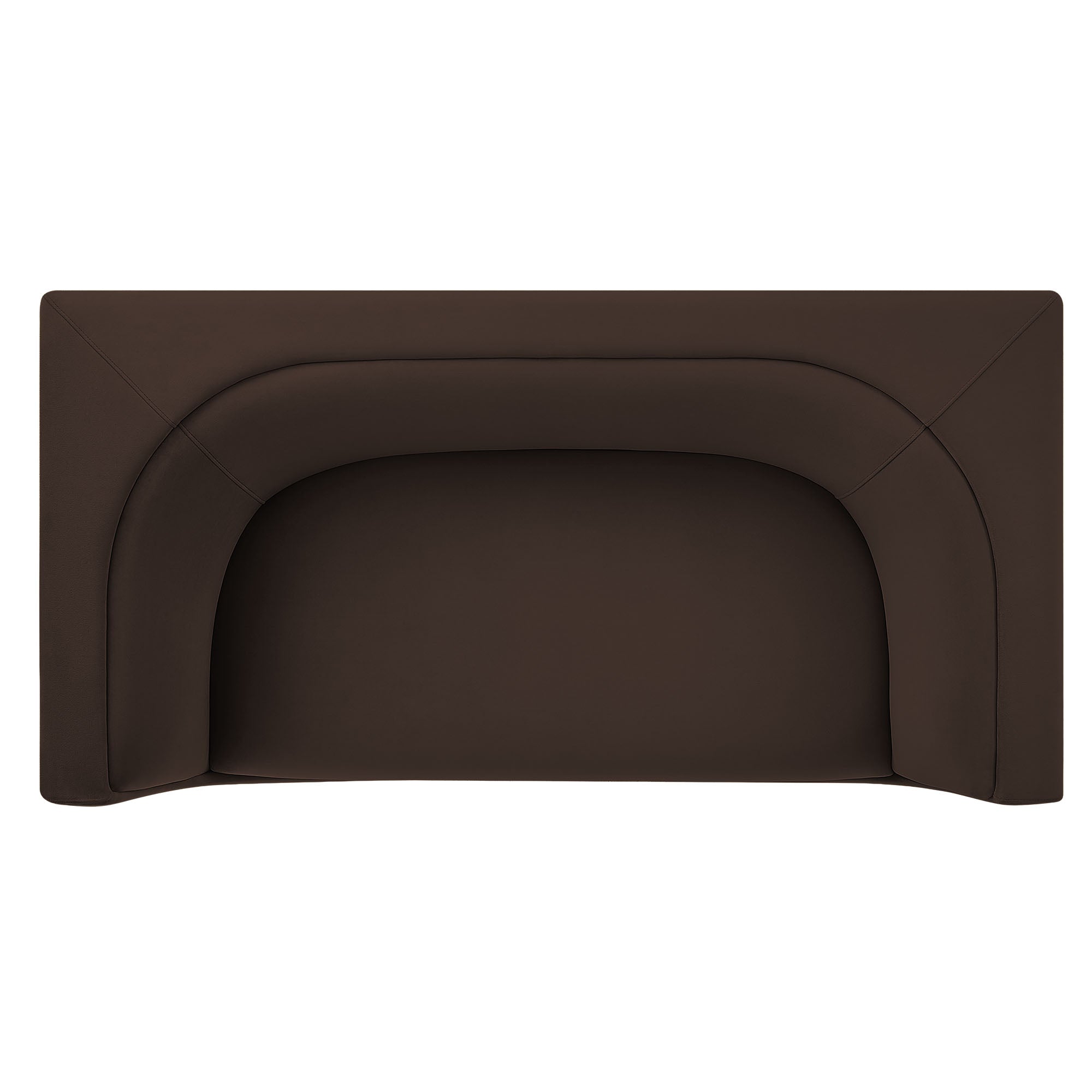 Modway EEI-7565 Hilda 67" Curved Back Performance Velvet Loveseat