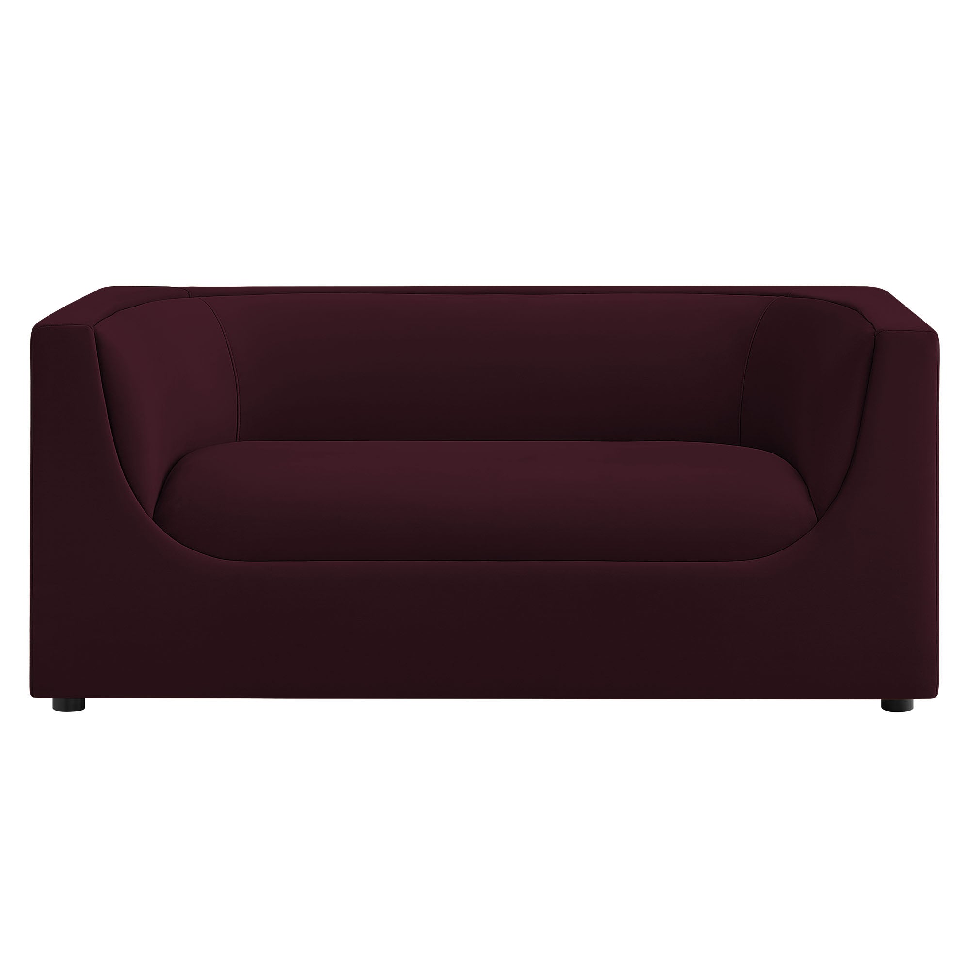 Modway EEI-7565 Hilda 67" Curved Back Performance Velvet Loveseat