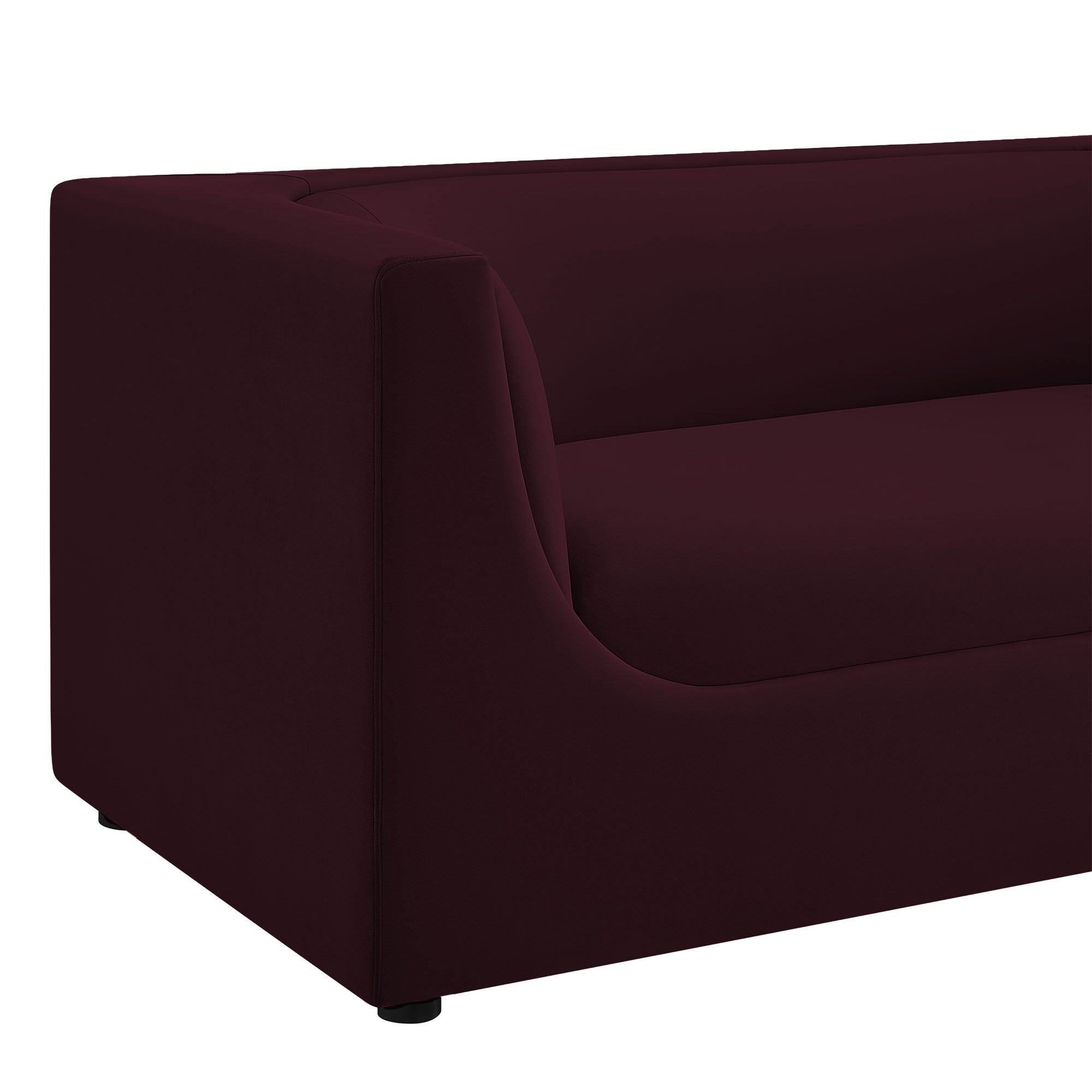 Modway EEI-7565 Hilda 67" Curved Back Performance Velvet Loveseat