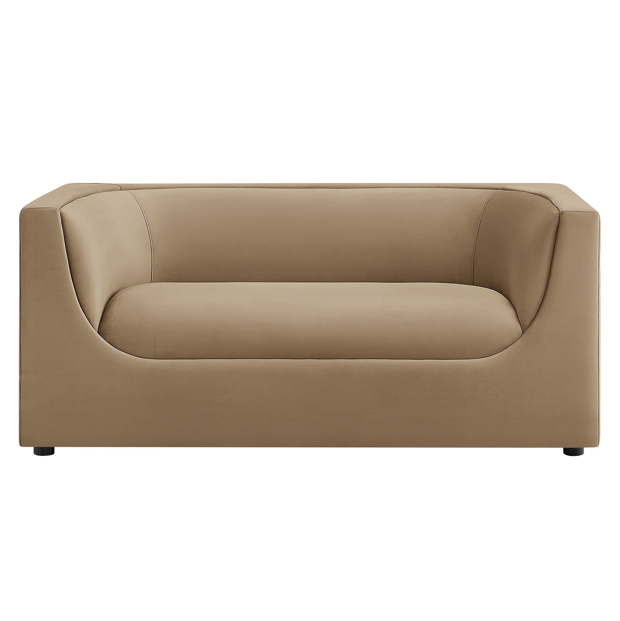Modway EEI-7565 Hilda 67" Curved Back Performance Velvet Loveseat