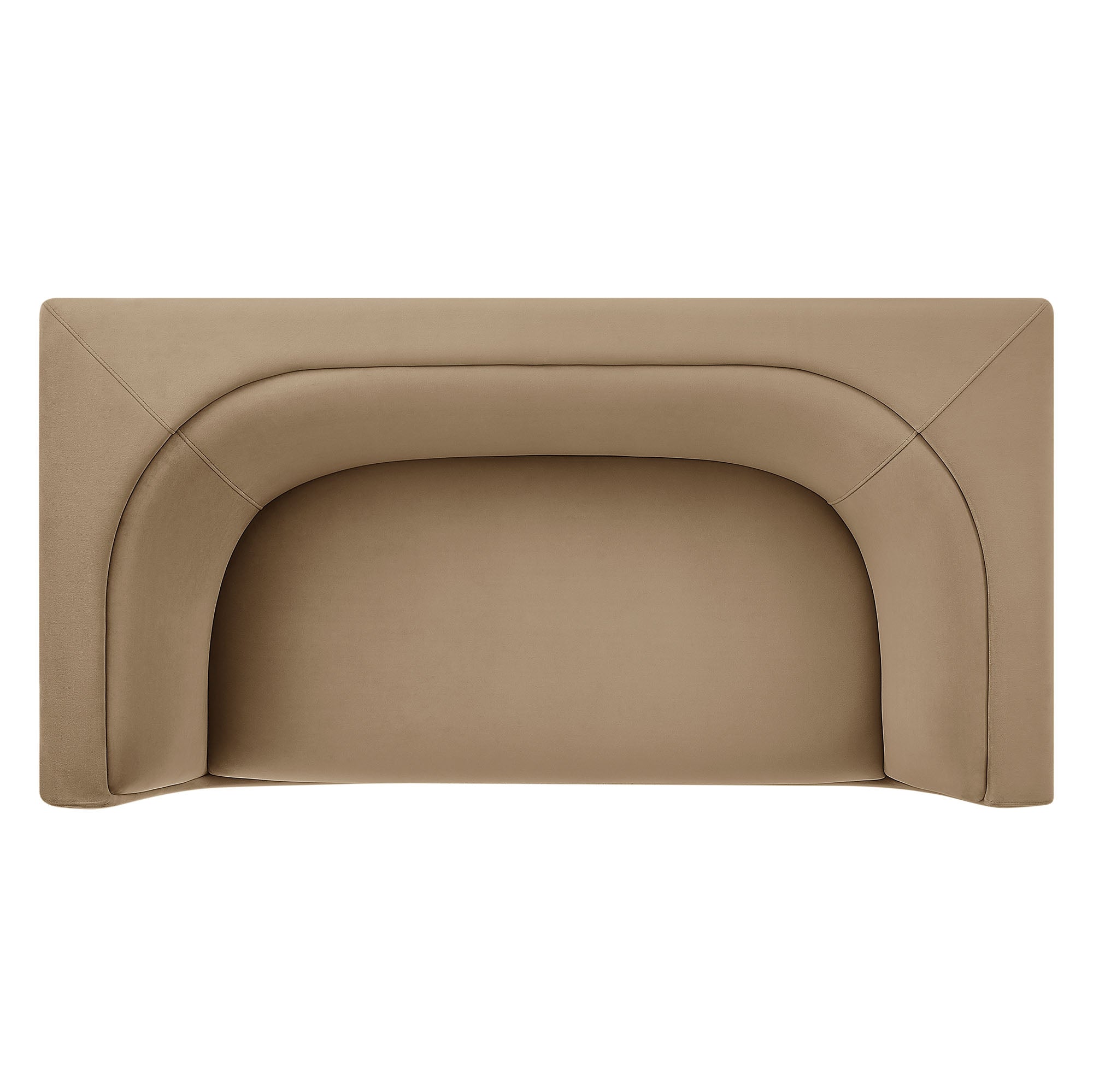 Modway EEI-7565 Hilda 67" Curved Back Performance Velvet Loveseat