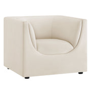 Modway EEI-7566 Hilda Curved Back Performance Velvet Armchair