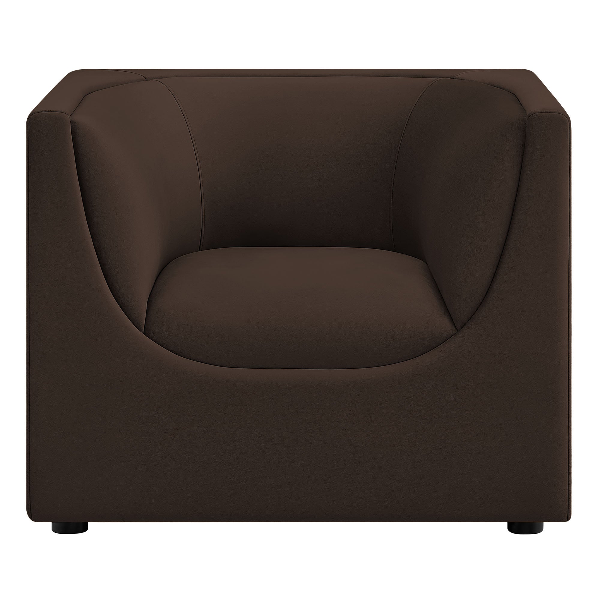 Modway EEI-7566 Hilda Curved Back Performance Velvet Armchair