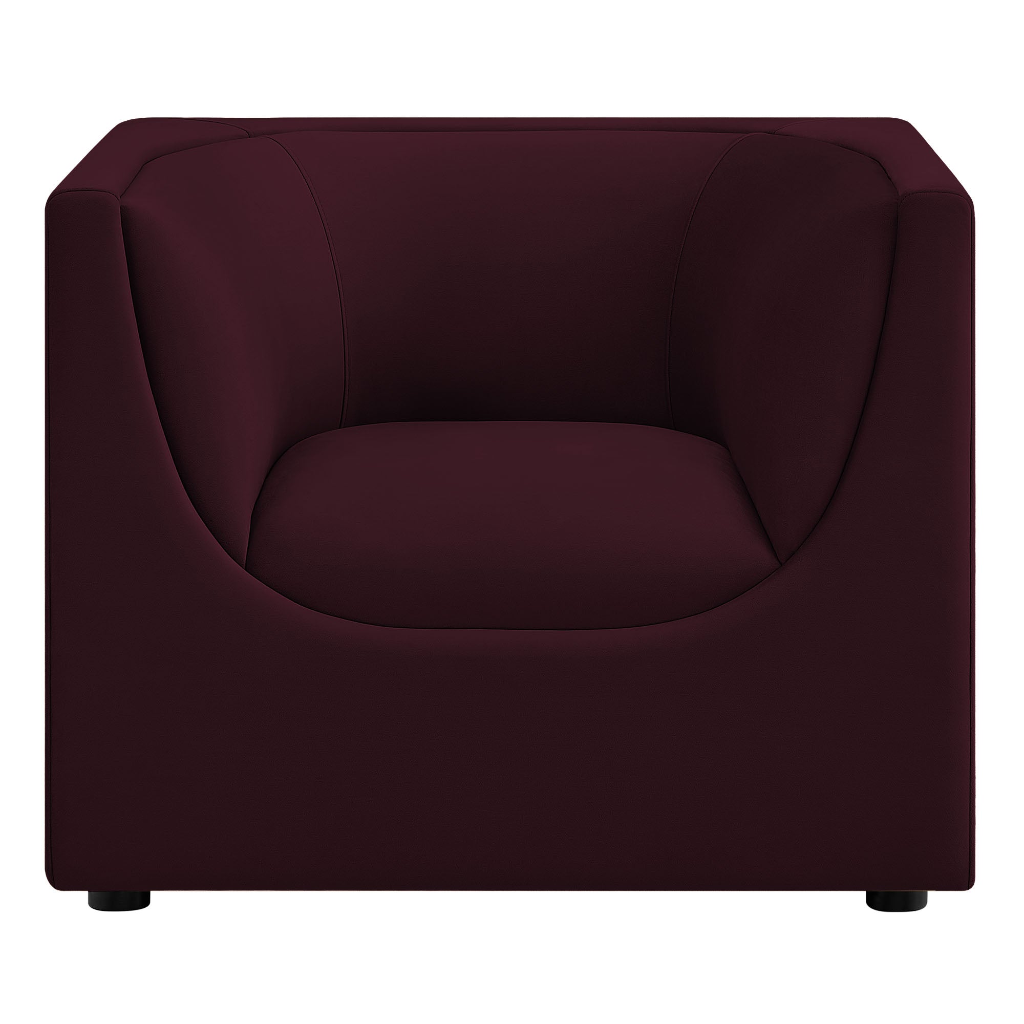 Modway EEI-7566 Hilda Curved Back Performance Velvet Armchair