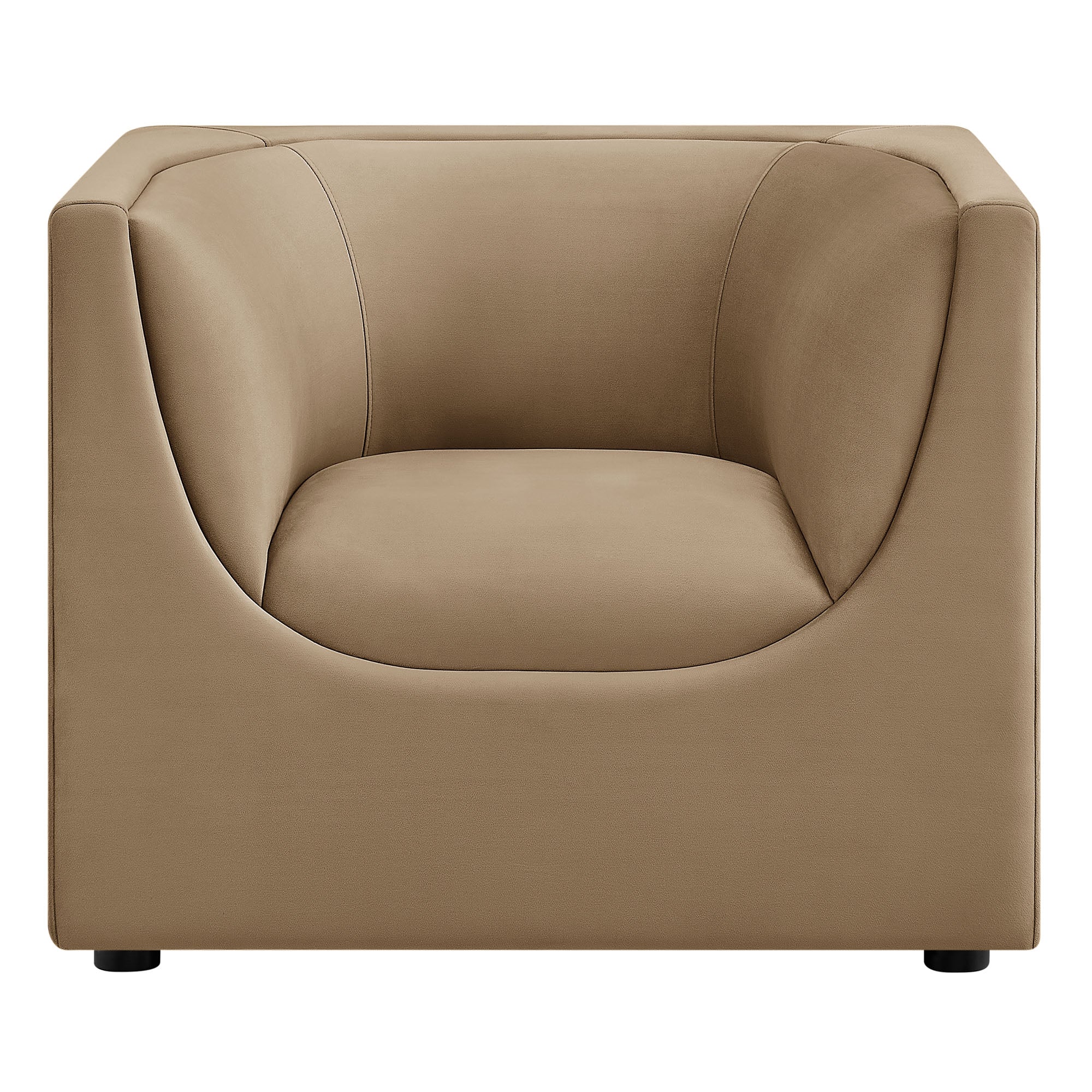 Modway EEI-7566 Hilda Curved Back Performance Velvet Armchair
