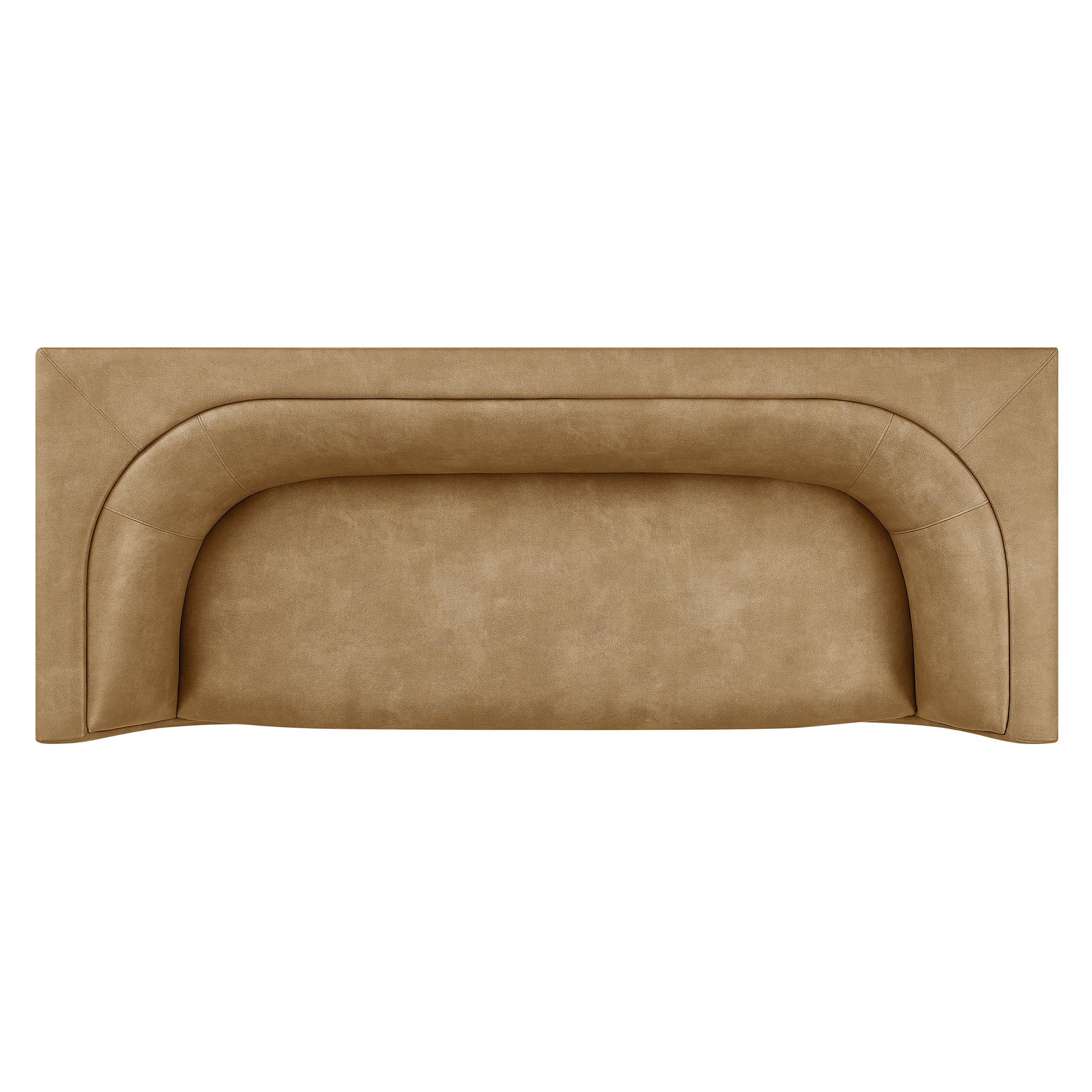 Modway EEI-7567 Hilda 86" Curved Back Vegan Leather Sofa