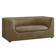 Modway EEI-7568 Hilda 67" Curved Back Vegan Leather Loveseat