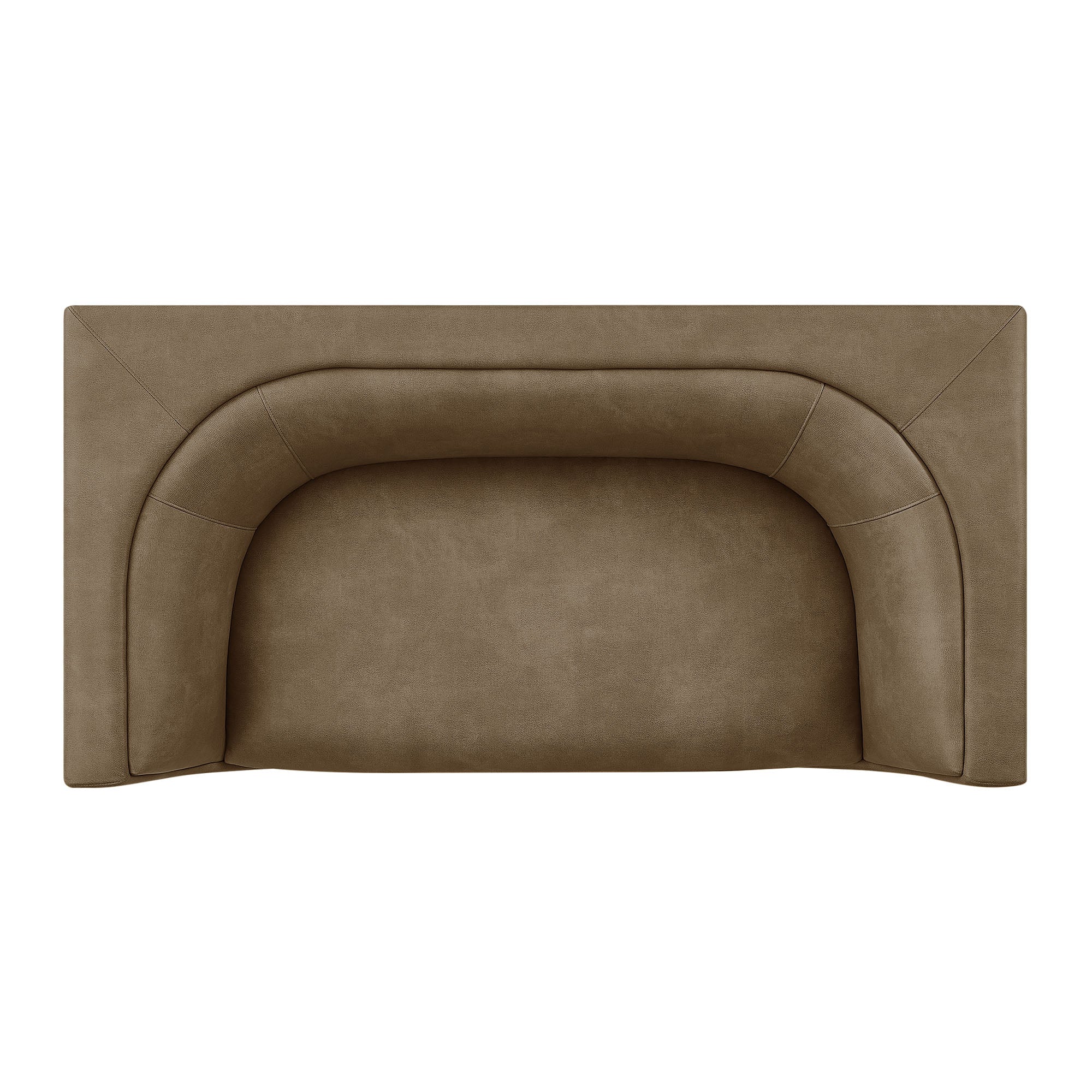 Modway EEI-7568 Hilda 67" Curved Back Vegan Leather Loveseat