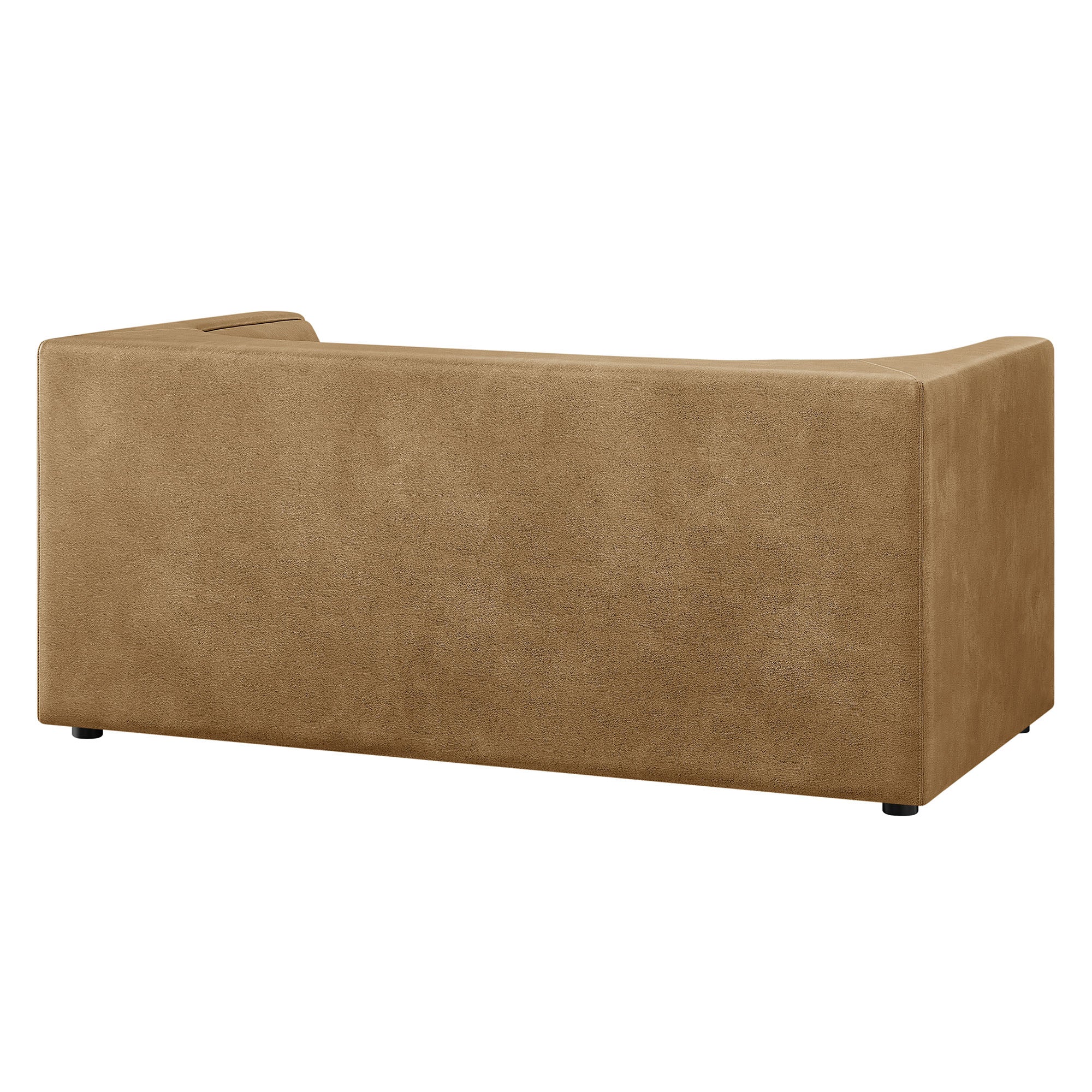 Modway EEI-7568 Hilda 67" Curved Back Vegan Leather Loveseat