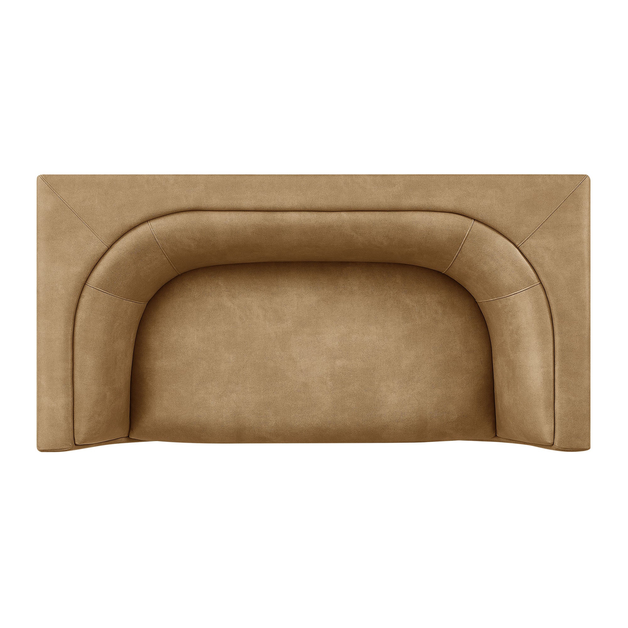 Modway EEI-7568 Hilda 67" Curved Back Vegan Leather Loveseat