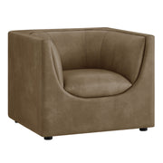 Modway EEI-7569 Hilda Curved Back Vegan Leather Armchair