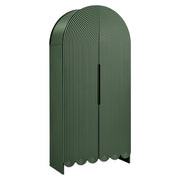 Modway Dahlia 78 Inch Fluted and Scalloped Arched Storage Cabinet