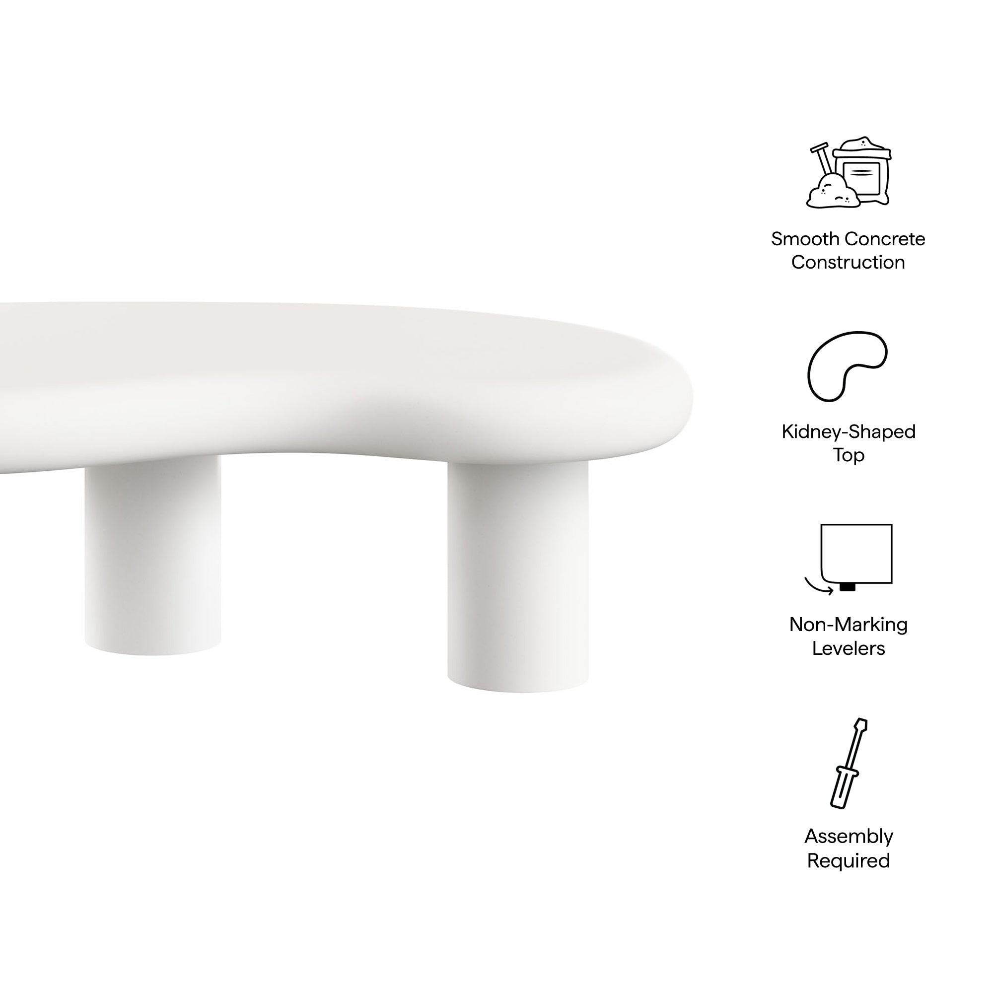 Modway EEI-7571 Elowen Outdoor Patio Coffee Table
